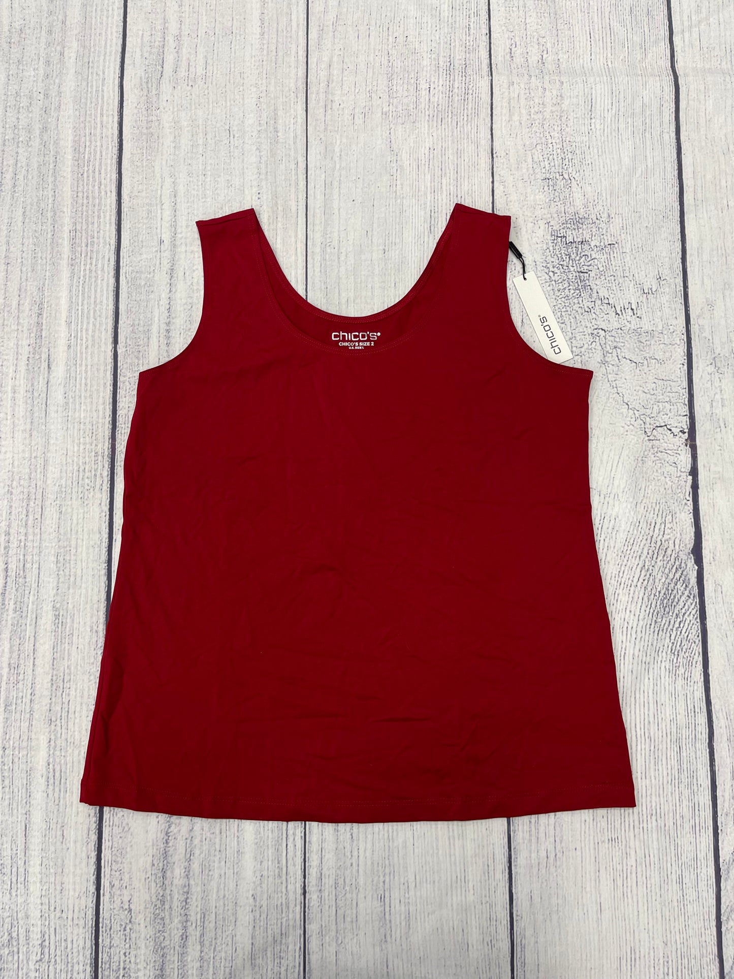 Tank Top By Chicos In Red, Size: L