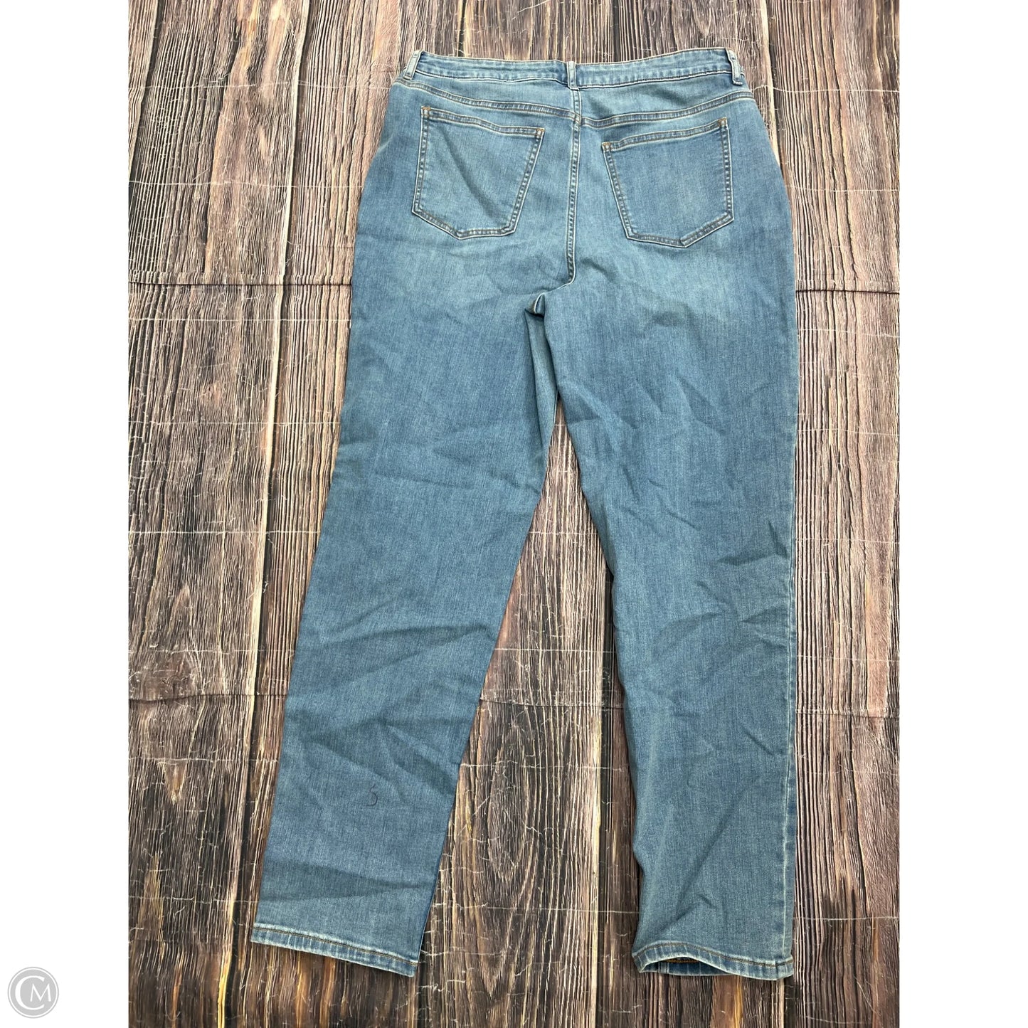 Jeans Straight By Any Body In Blue Denim, Size: 12 Tall