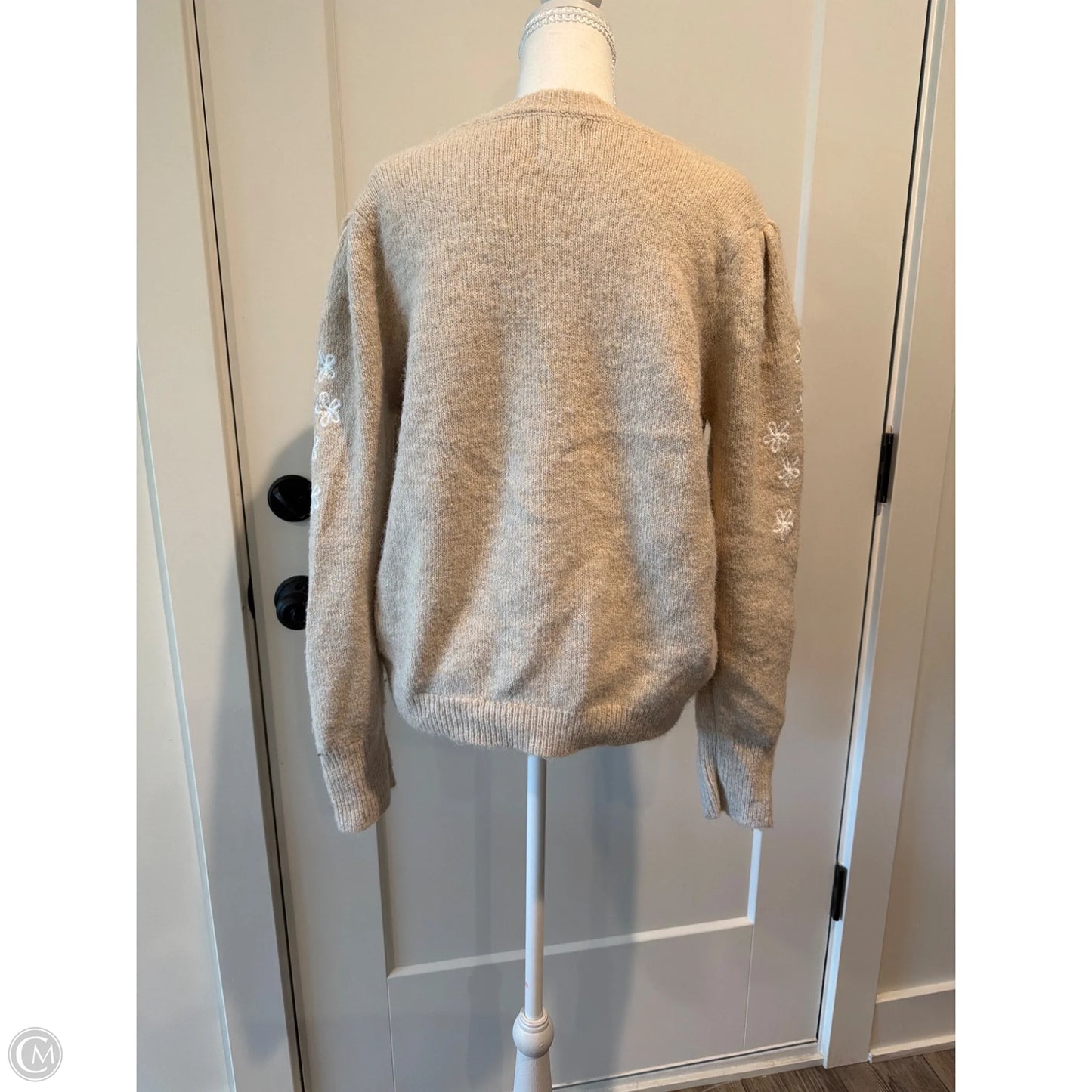 Sweater By Cece In Tan, Size: Xl