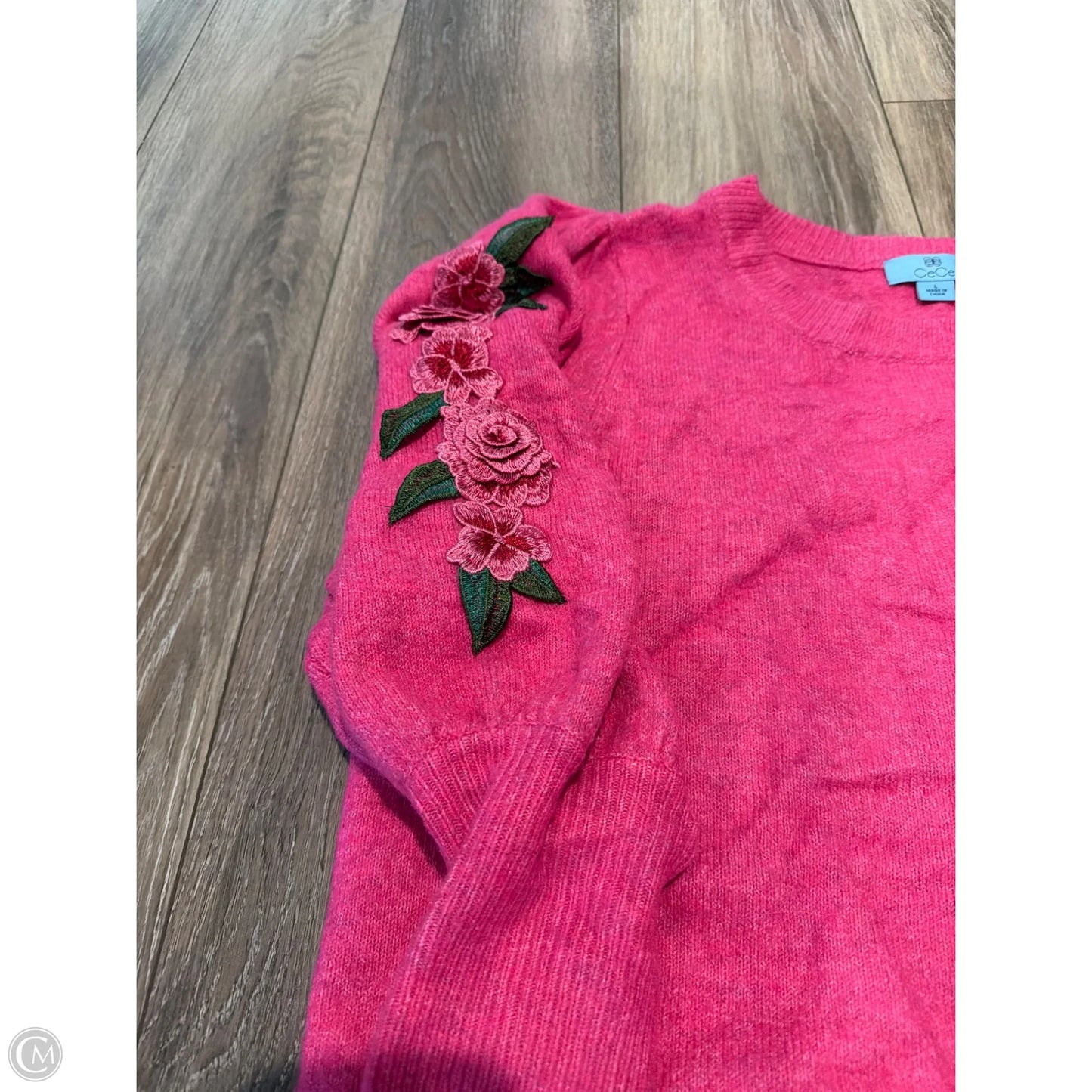 Sweater By Cece In Pink, Size: L