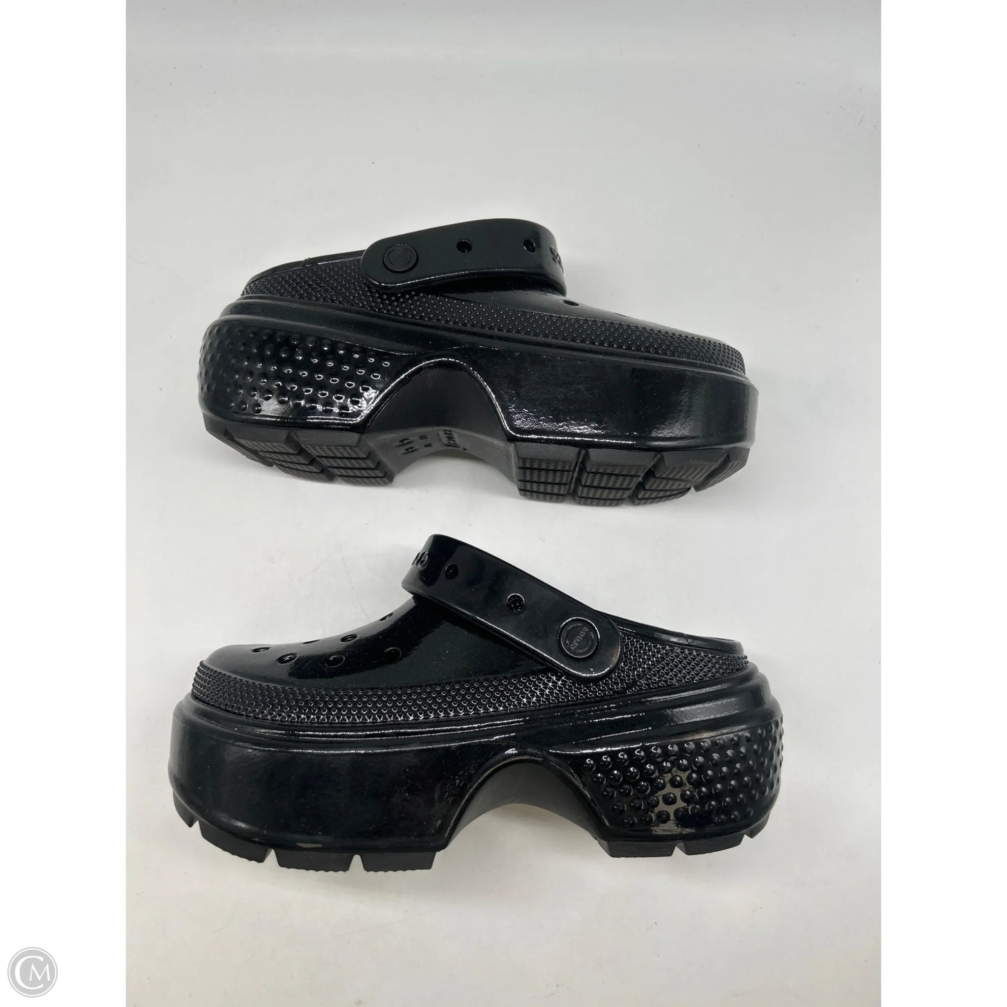 Sandals Sport By Crocs In Black, Size: 8
