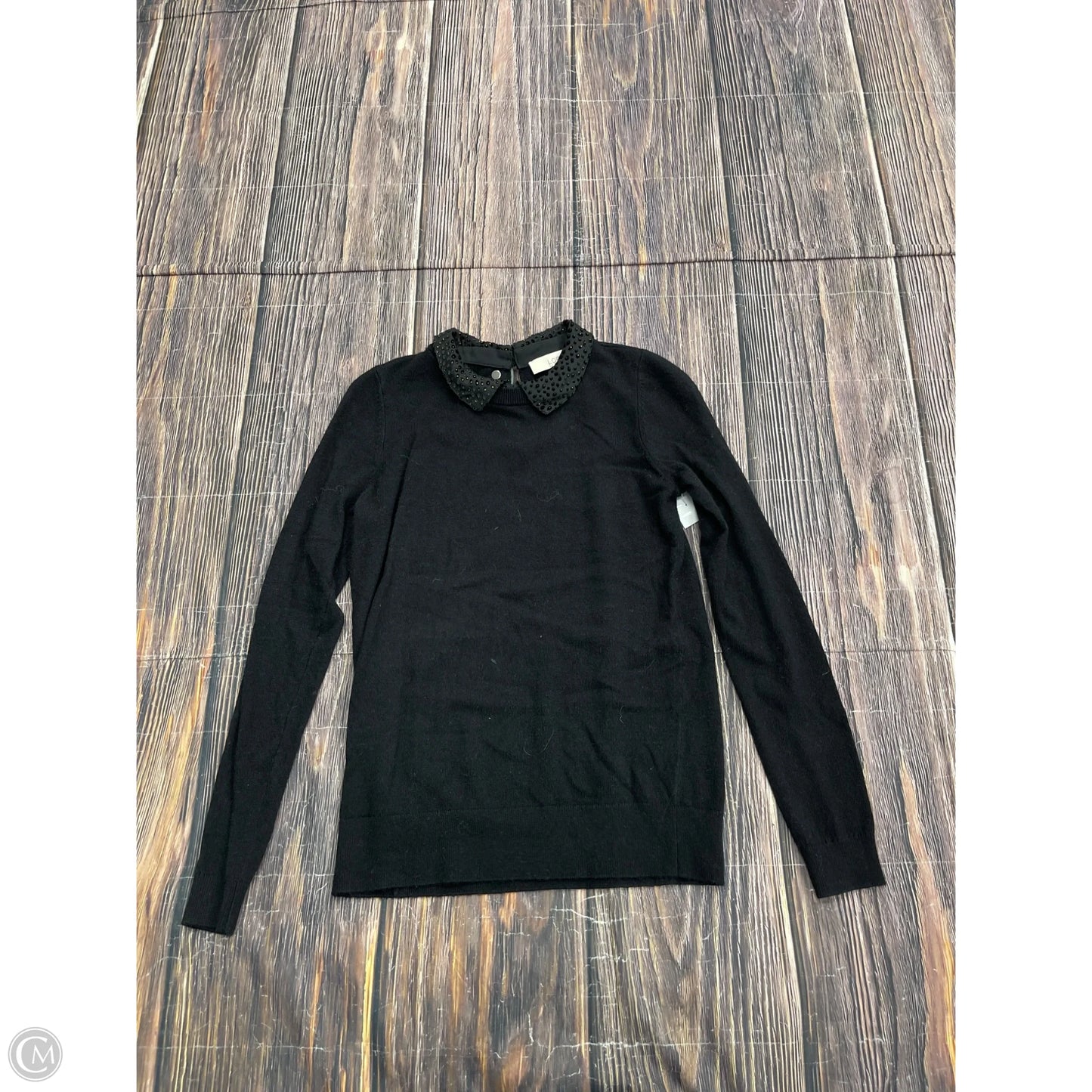 Sweater By Loft In Black, Size: Xs