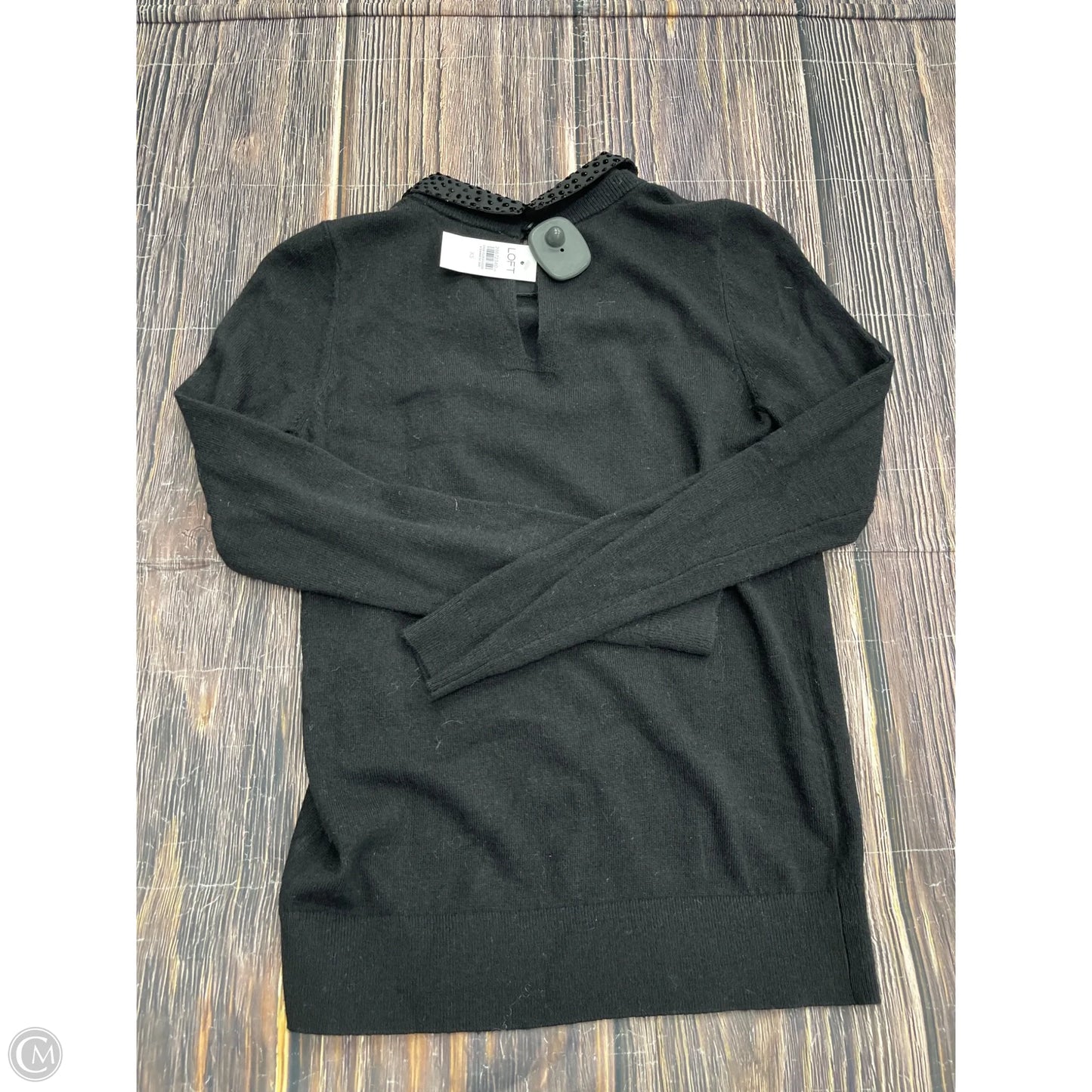 Sweater By Loft In Black, Size: Xs
