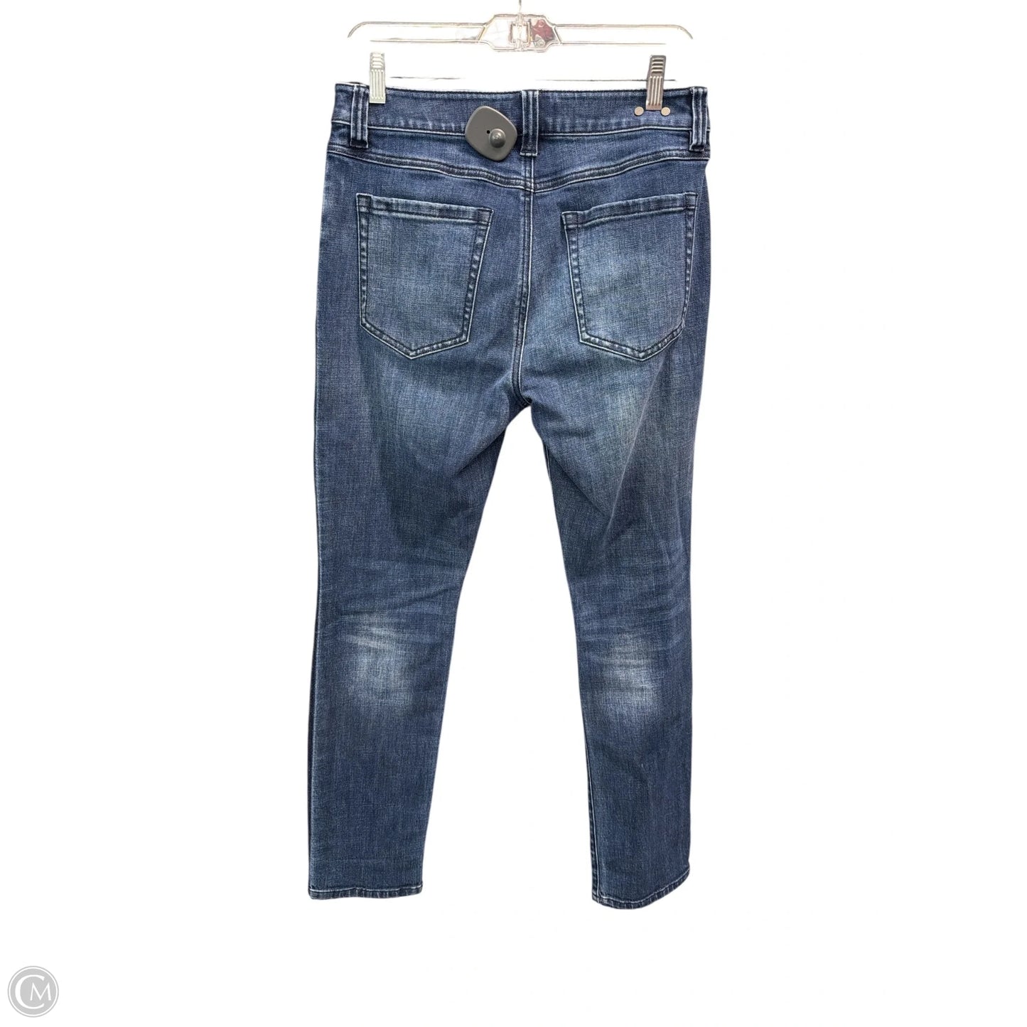 Jeans Straight By Cabi In Blue Denim, Size: 6