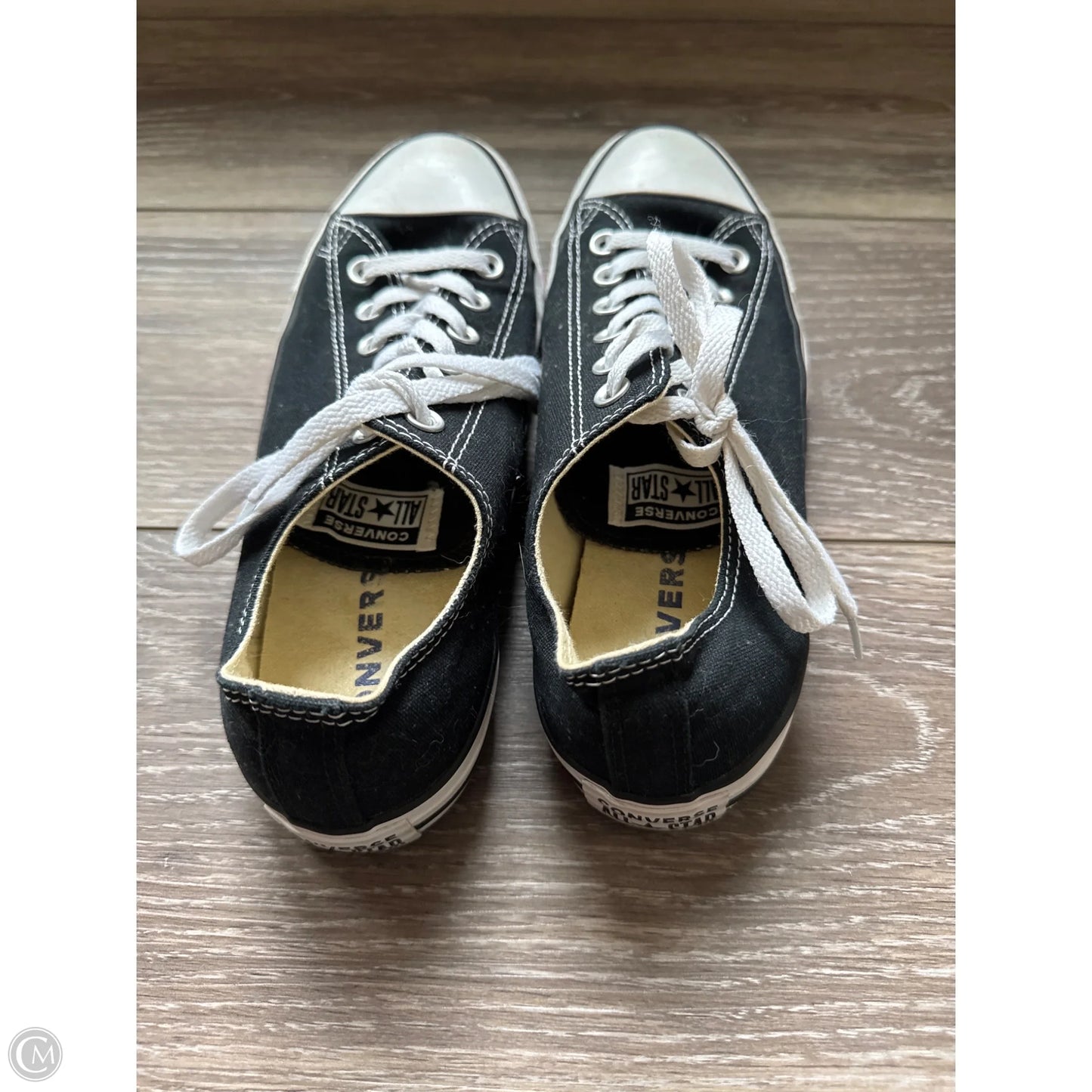 Shoes Athletic By Converse In Black & White, Size: 9.5