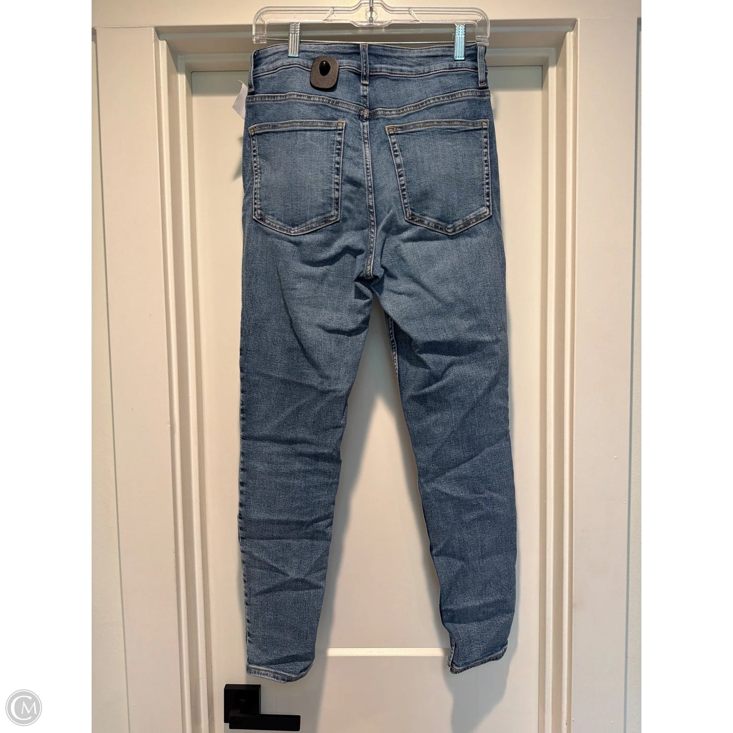 Jeans Skinny By H&m In Blue Denim, Size: 8