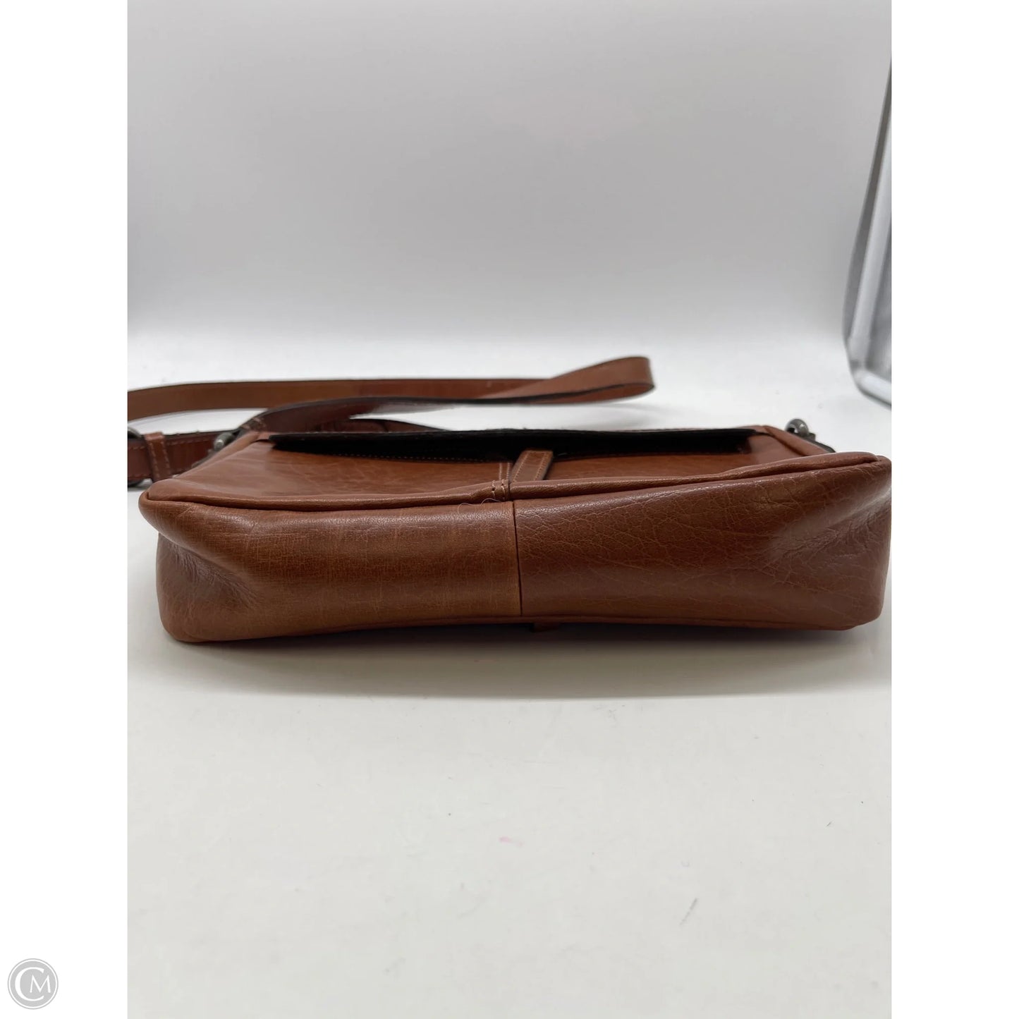 Handbag Leather By Clothes Mentor, Size: Medium