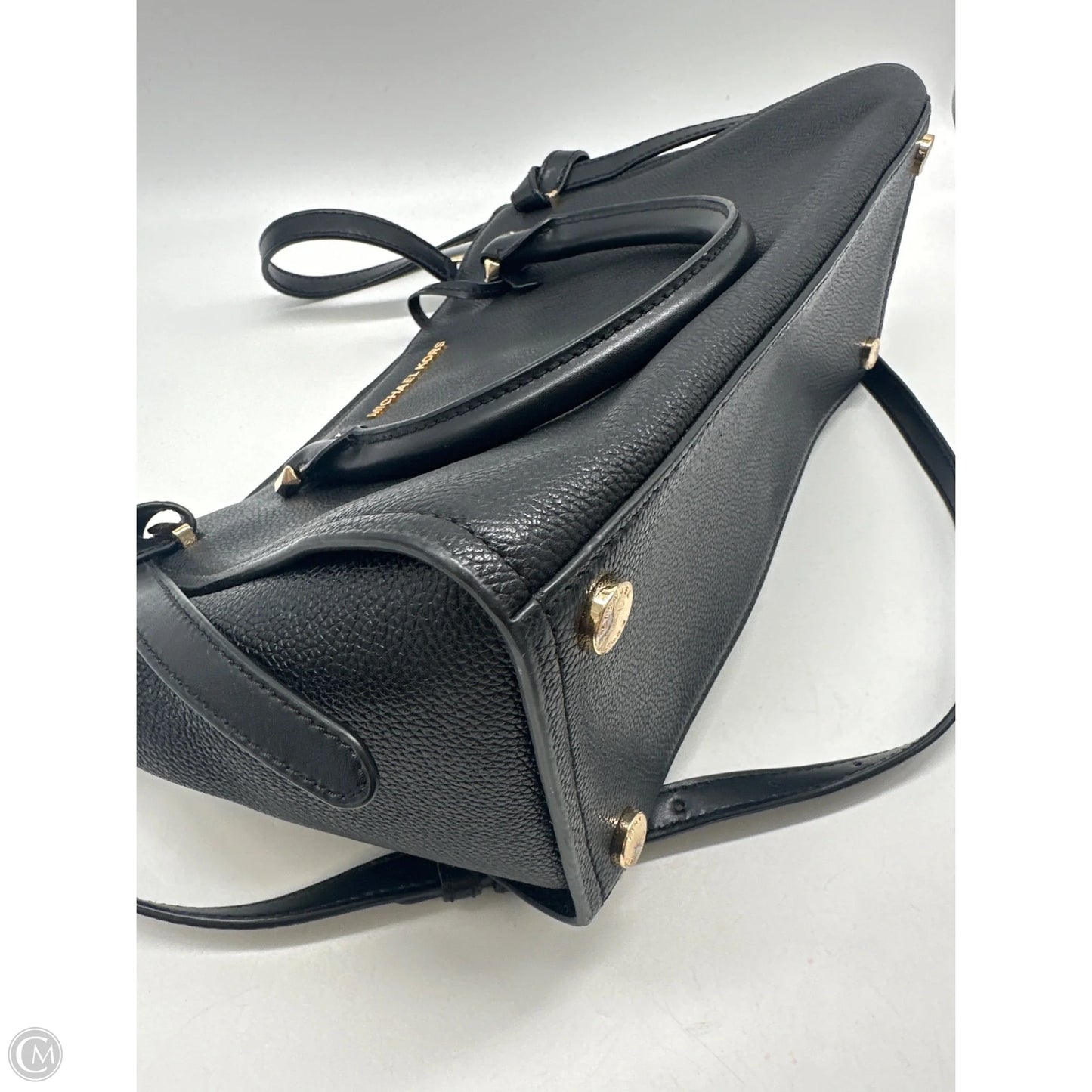 Handbag Leather By Michael By Michael Kors, Size: Medium