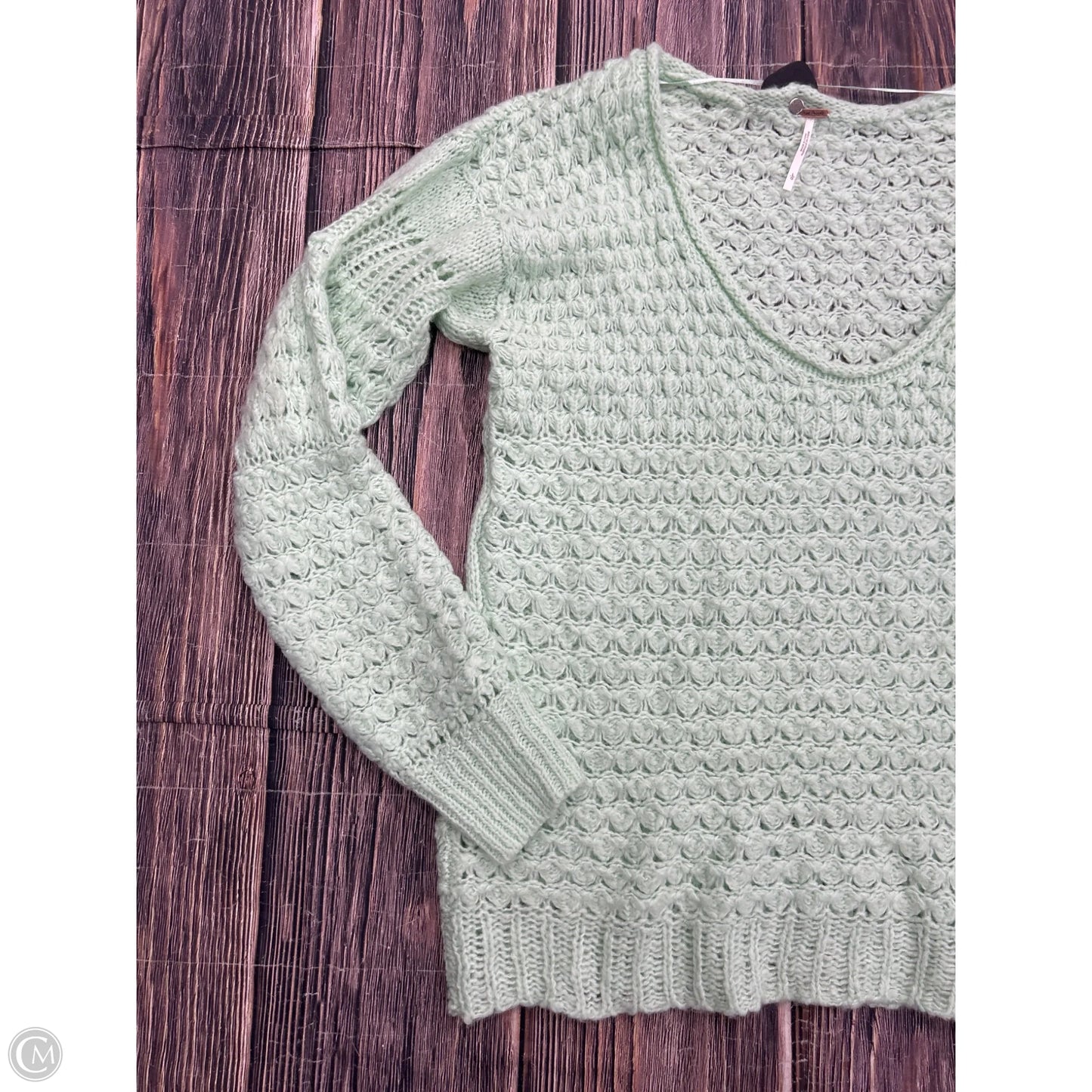 Sweater By Free People In Green, Size: L