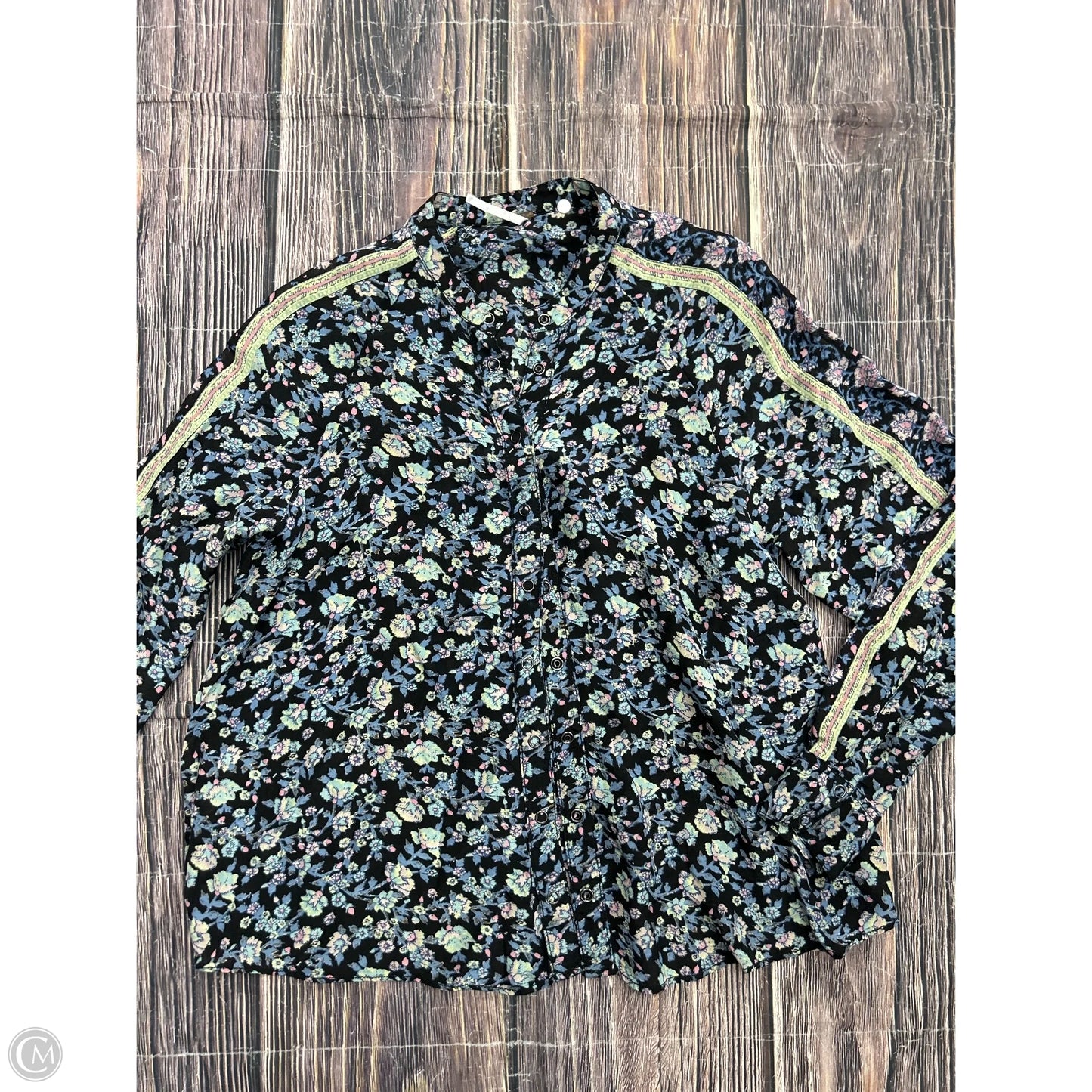 Longsleeve By Free People In Floral Print, Size: Xs