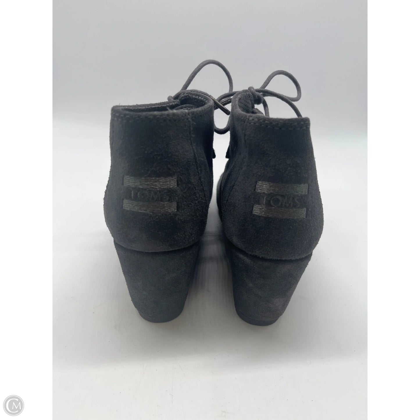 Boots Ankle Heels By Toms In Grey, Size: 8