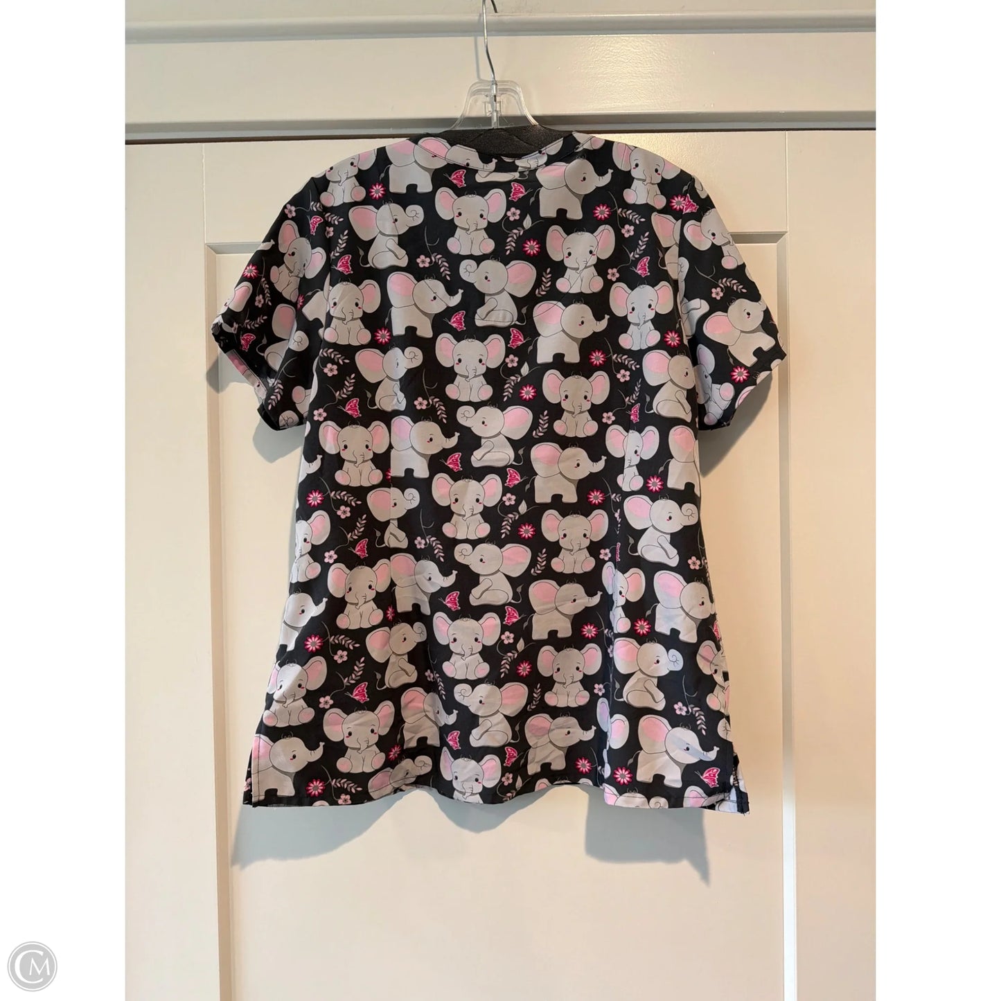 Top Short Sleeve By Clothes Mentor In Grey, Size: M