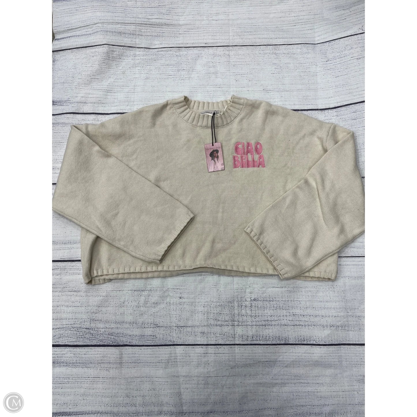 Sweater By Sincerely Jules In Ivory, Size: L
