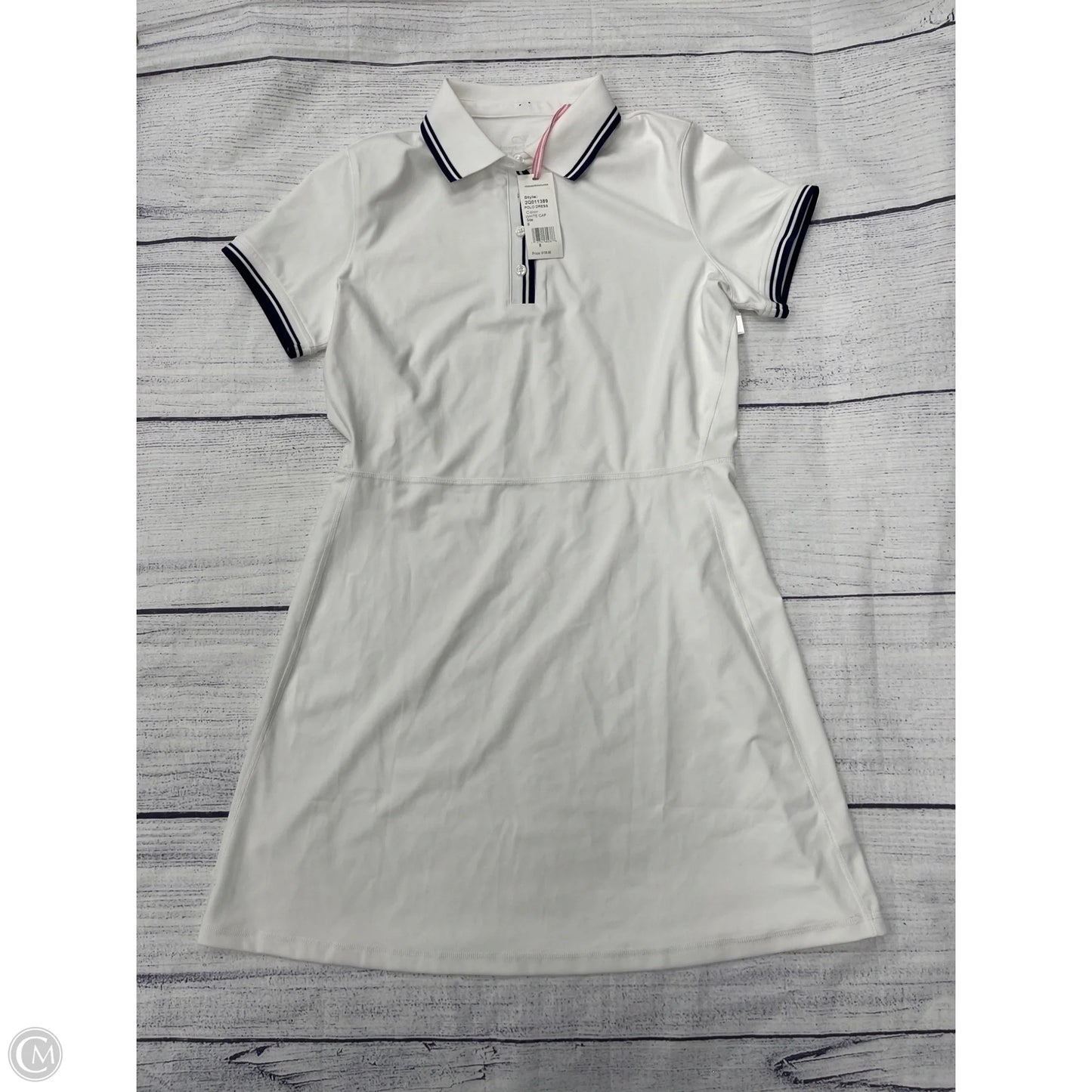 Dress Casual Short By Vineyard Vines In White, Size: M