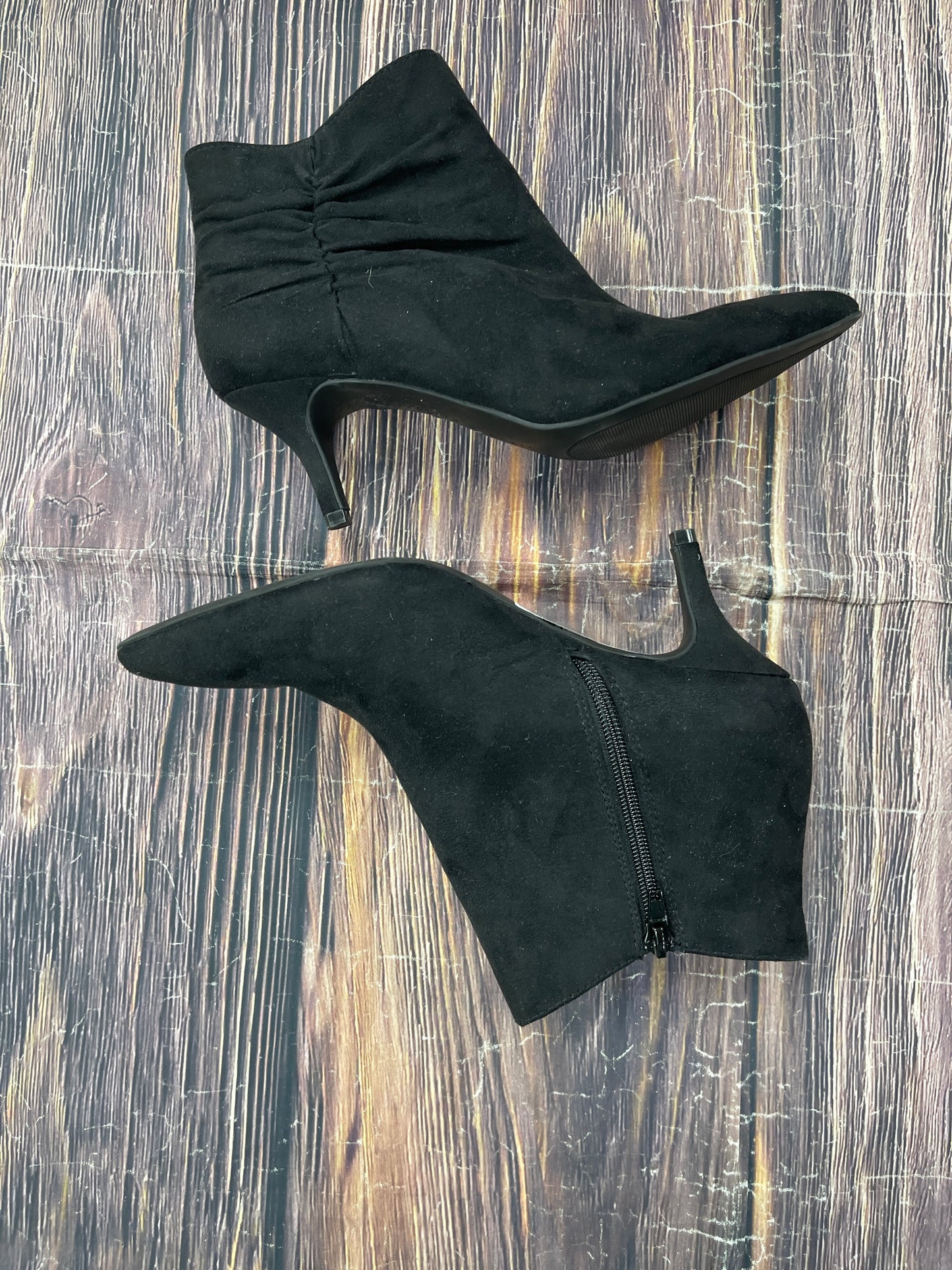 Boots Ankle Heels By Kelly And Katie In Black, Size: 9