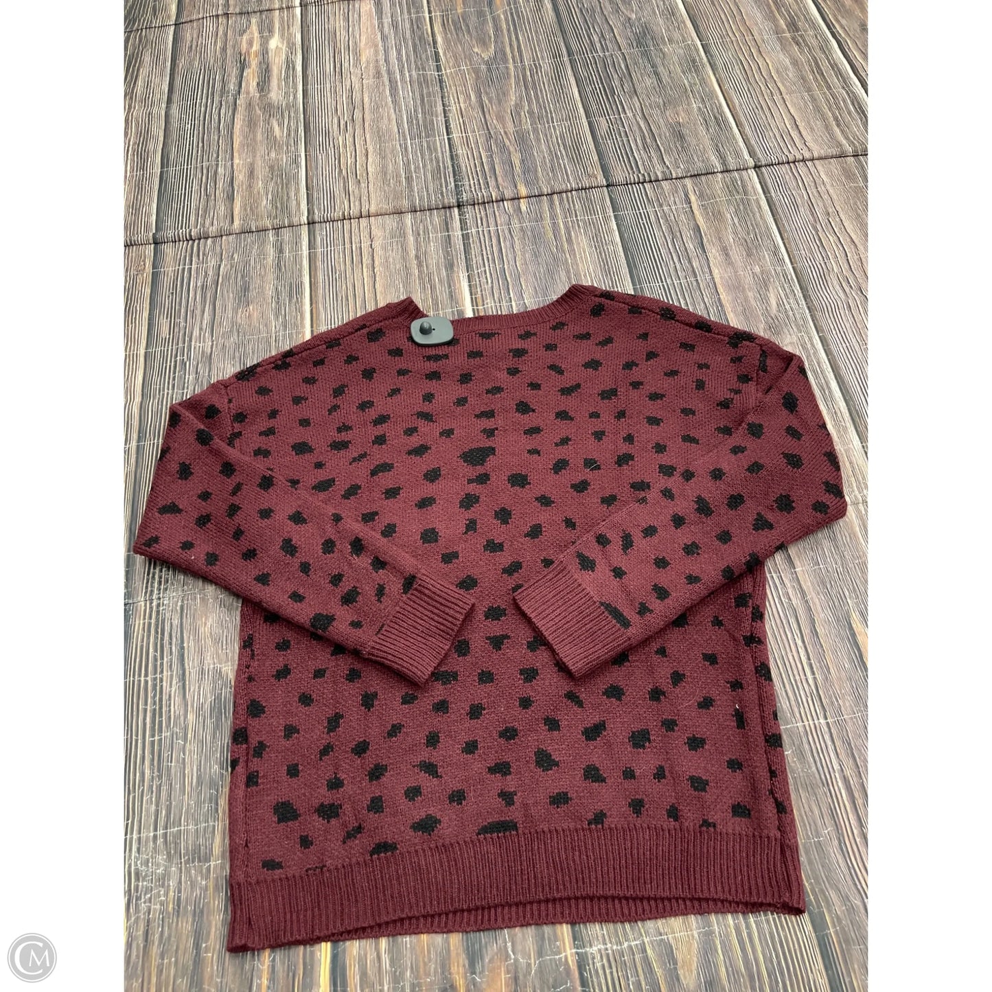 Sweater By Hayden La In Maroon, Size: S