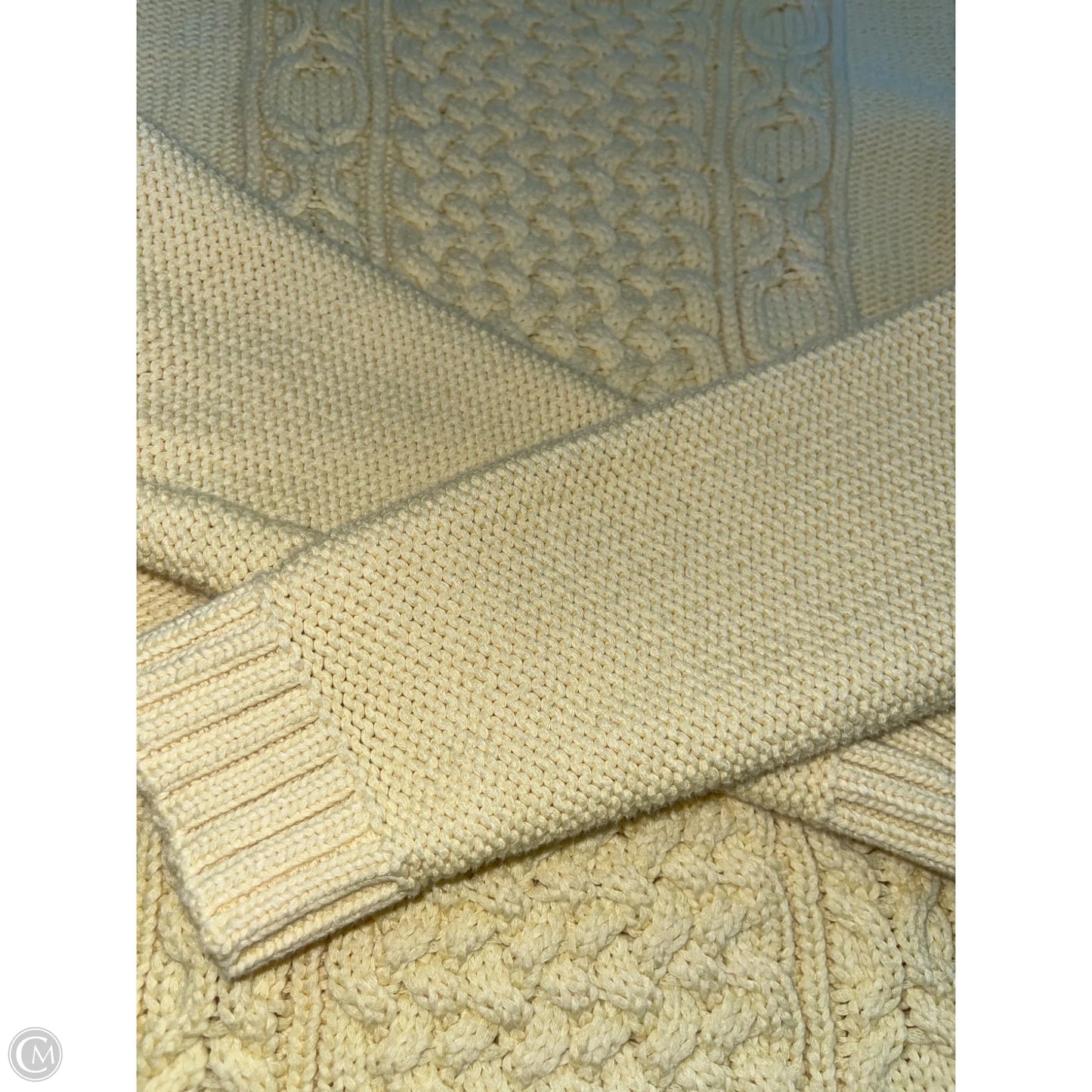 Sweater By Talbots In Yellow, Size: Xs