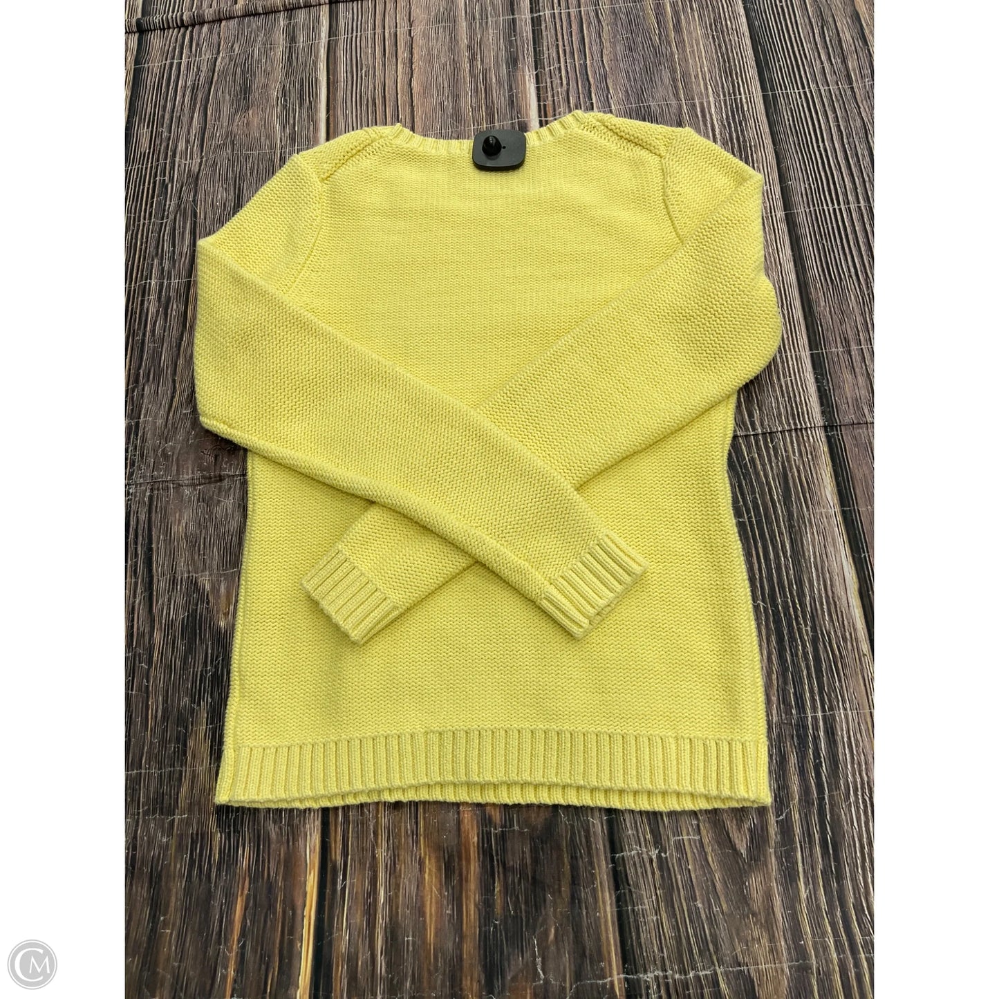 Sweater By Talbots In Yellow, Size: Xs