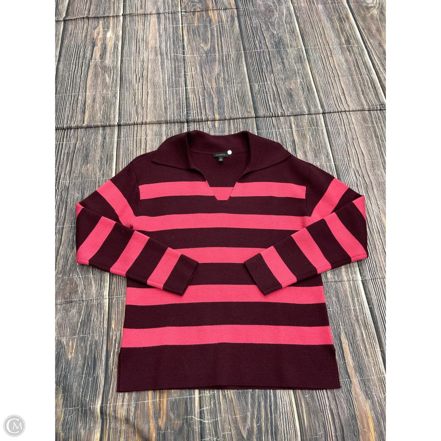 Sweater By Talbots In Red, Size: S