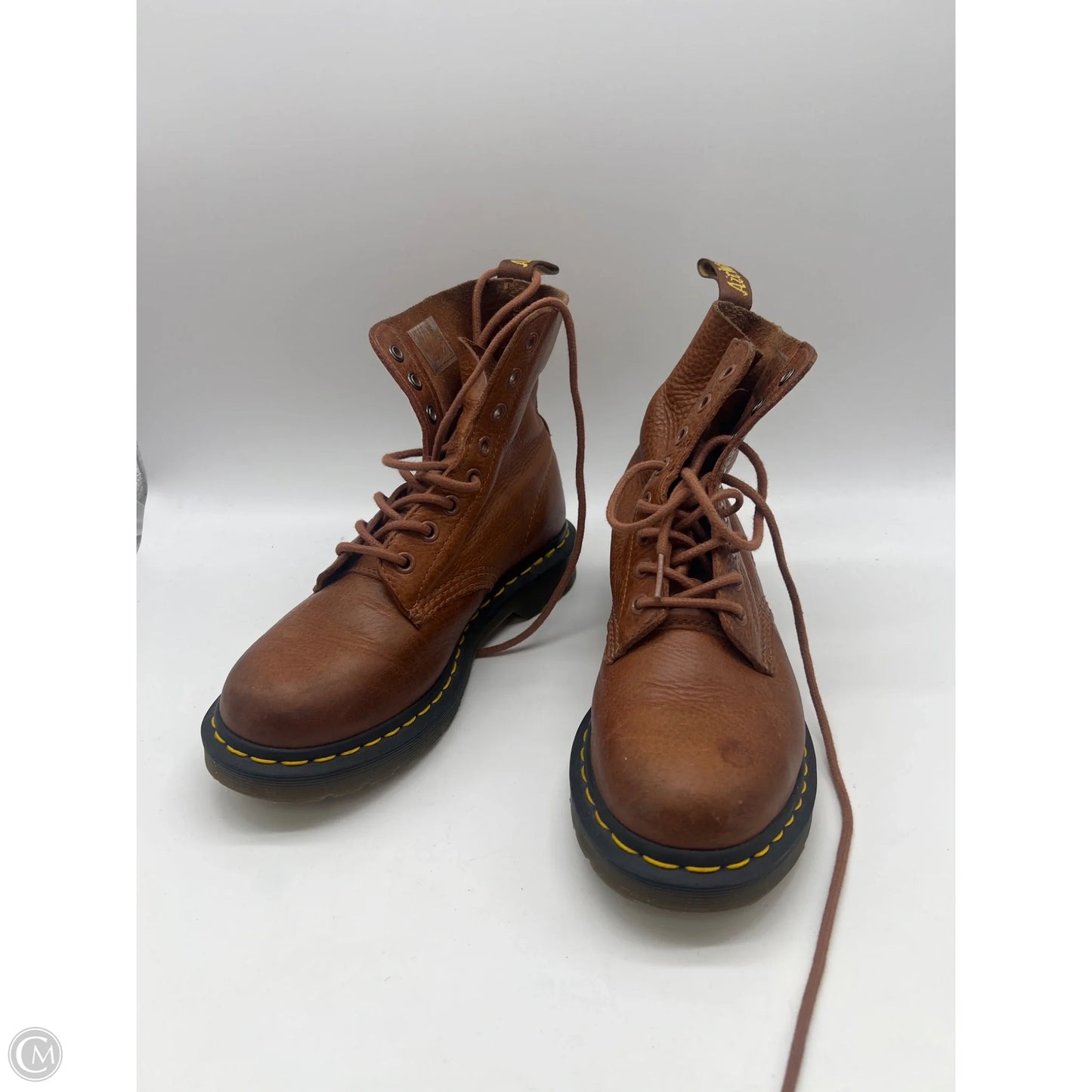 Boots Ankle Flats By Dr Martens In Brown, Size: 6