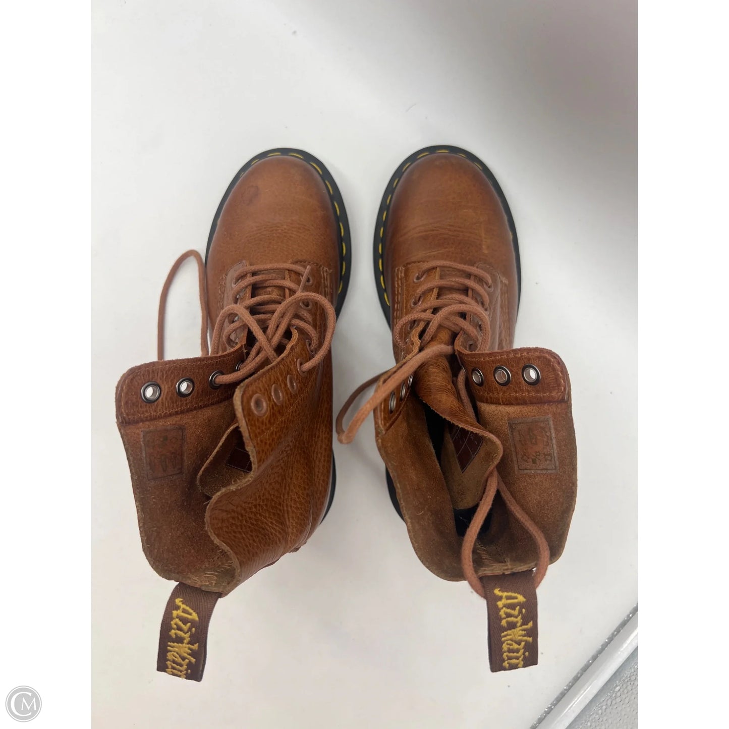 Boots Ankle Flats By Dr Martens In Brown, Size: 6
