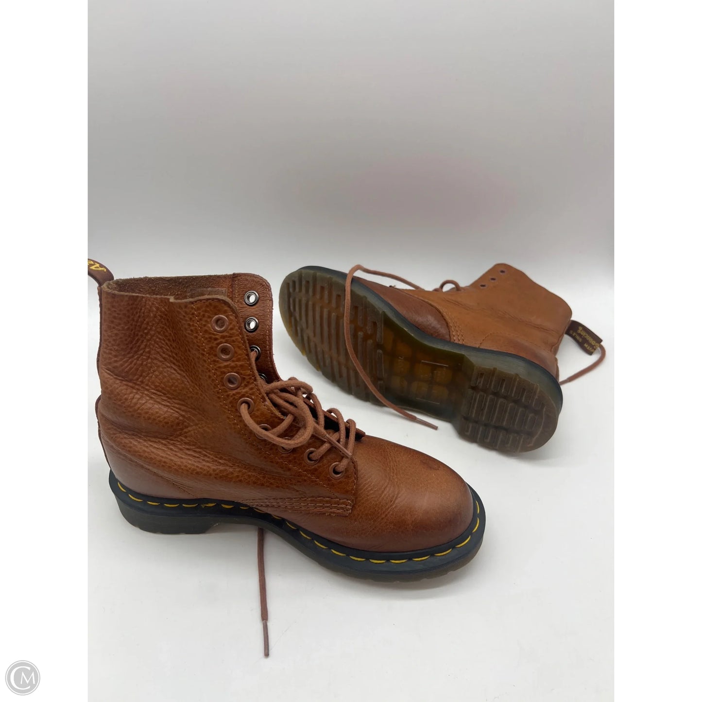 Boots Ankle Flats By Dr Martens In Brown, Size: 6