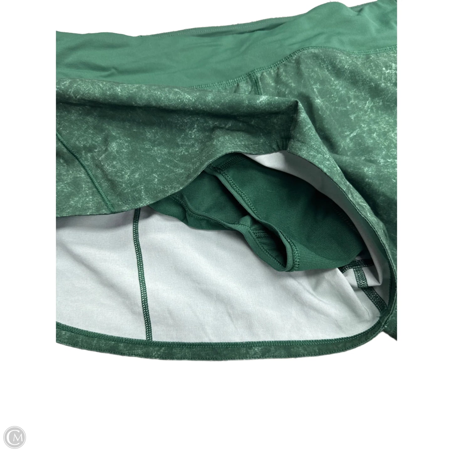 Athletic Shorts By Lululemon In Green, Size: 8
