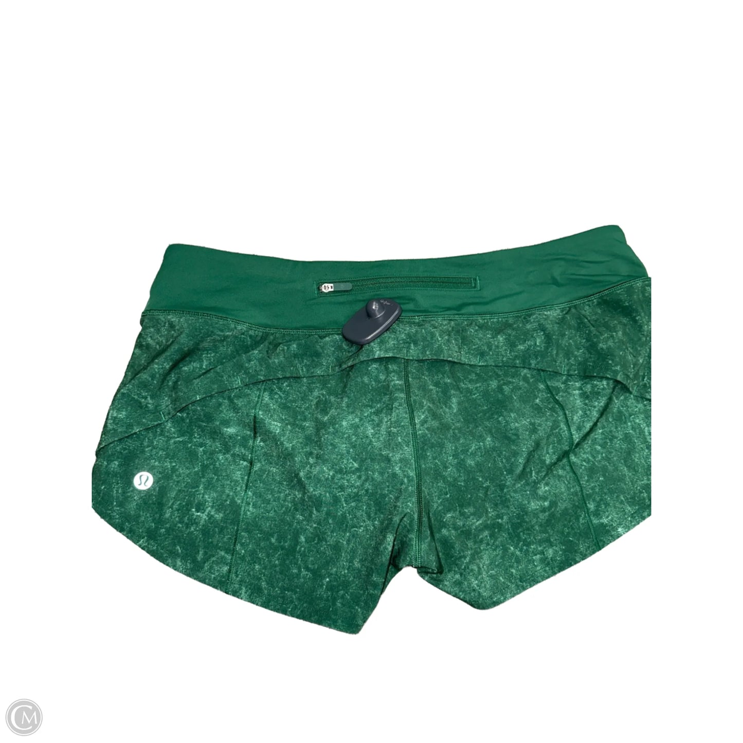 Athletic Shorts By Lululemon In Green, Size: 8