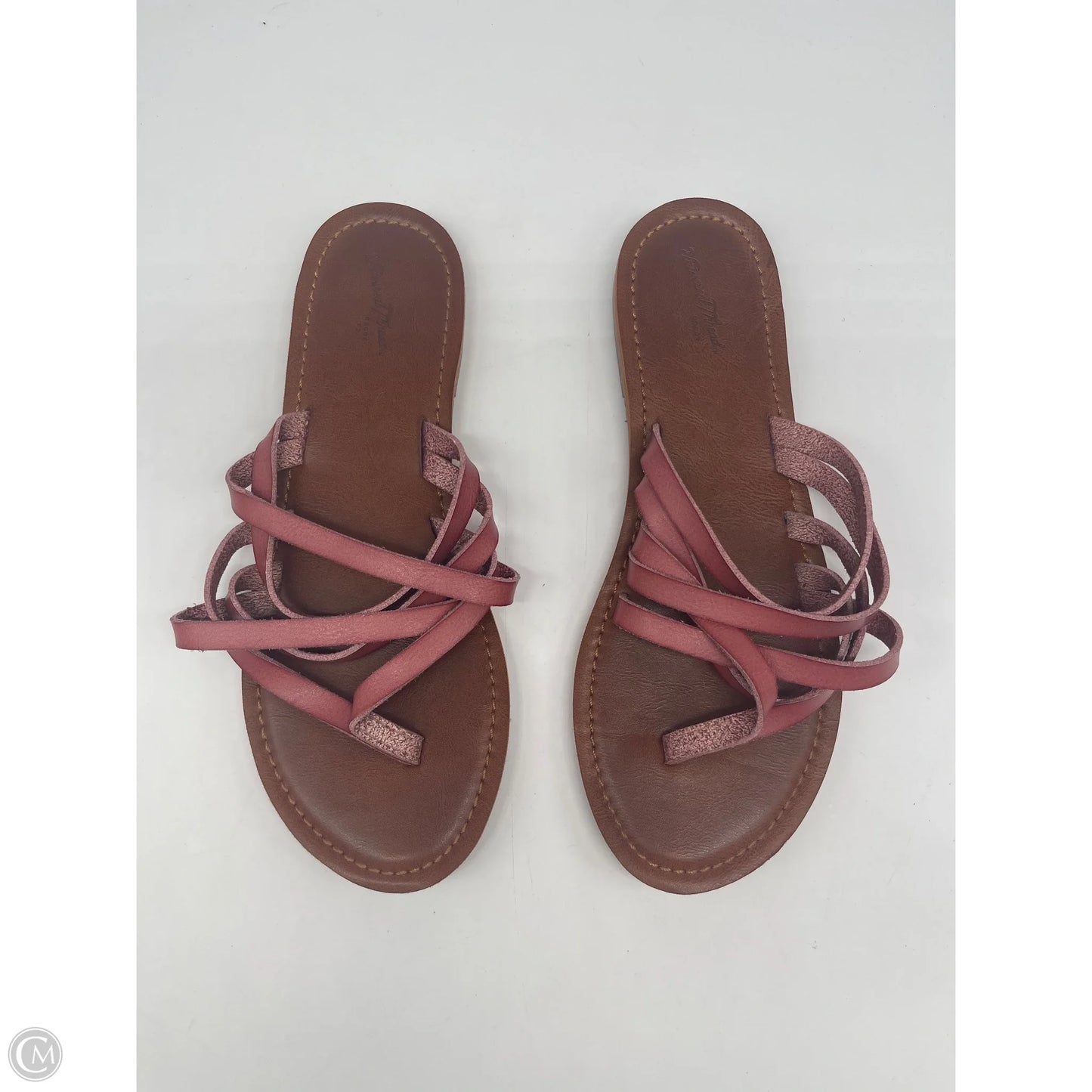 Sandals Flats By Universal Thread In Pink, Size: 8