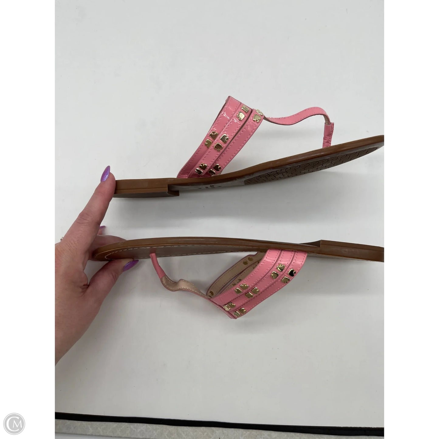 Sandals Designer By Kate Spade In Pink, Size: 10