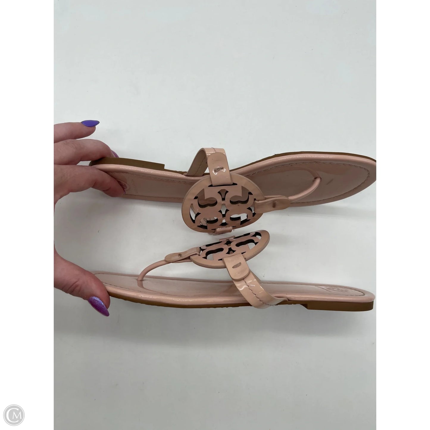 Sandals Designer By Tory Burch In Pink, Size: 10