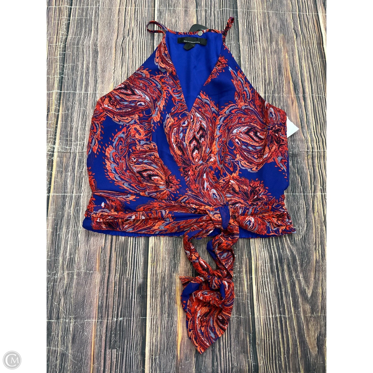 Tank Top By White House Black Market In Blue & Red, Size: 10