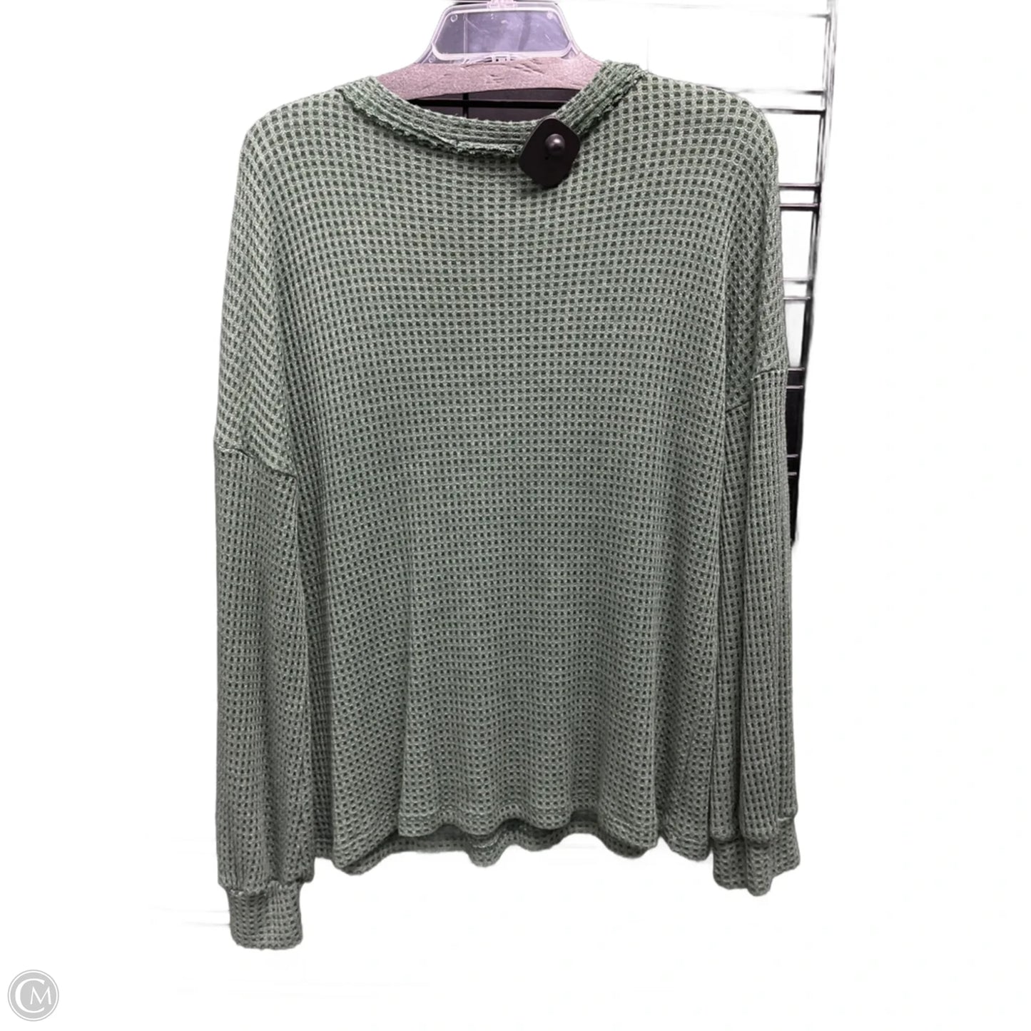 Top Long Sleeve By Clothes Mentor In Green, Size: L