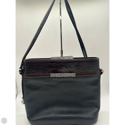 Handbag Leather By Brighton, Size: Medium