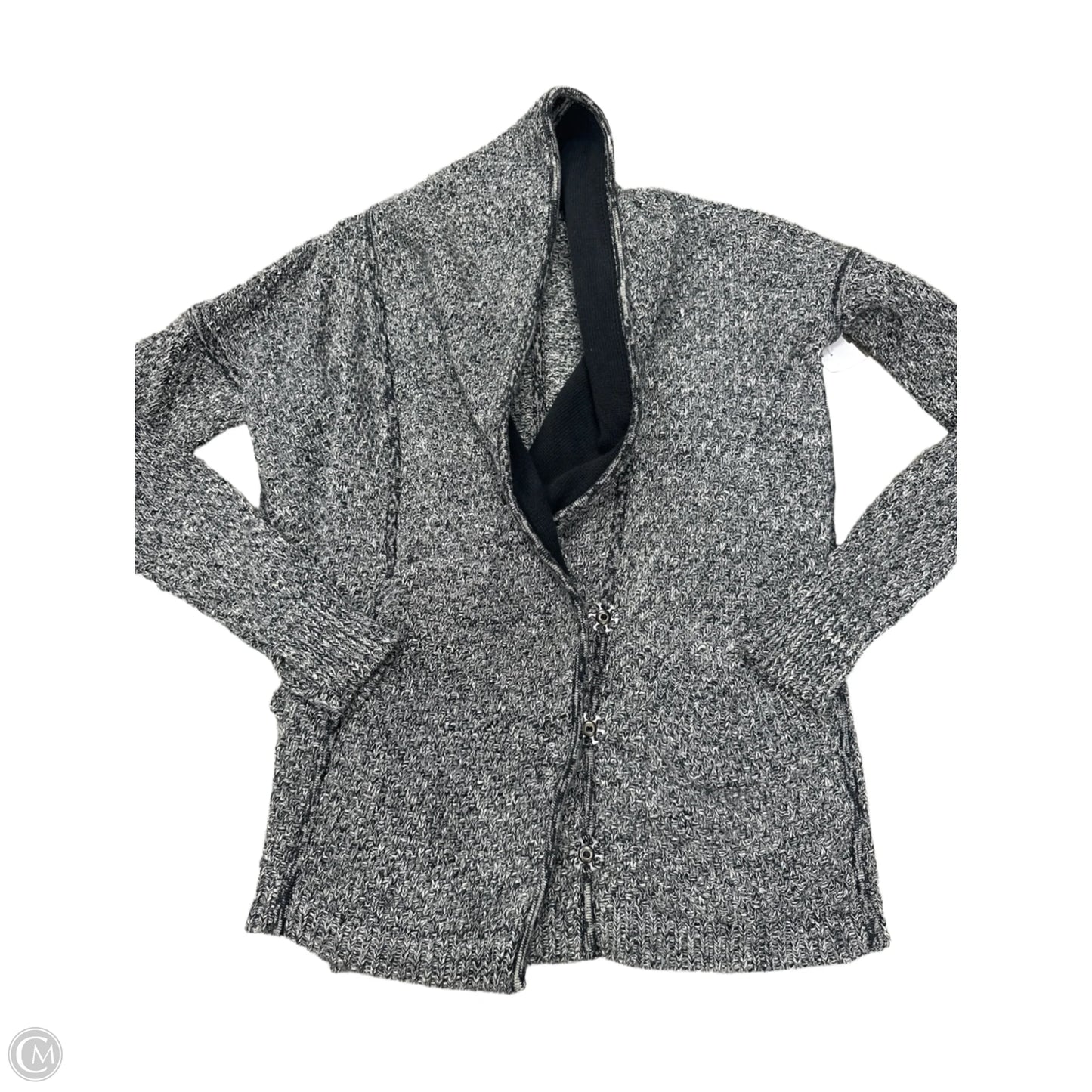 Sweater Cardigan By Lululemon In Grey, Size: M