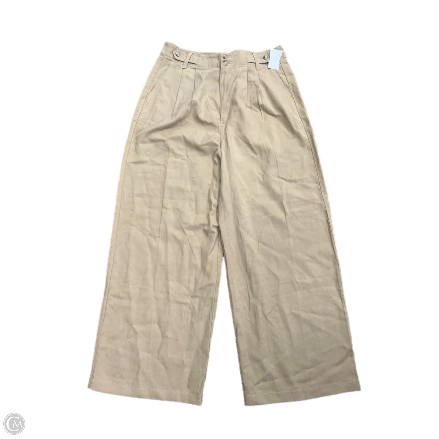 Pants Wide Leg By Madewell In Tan, Size: 8
