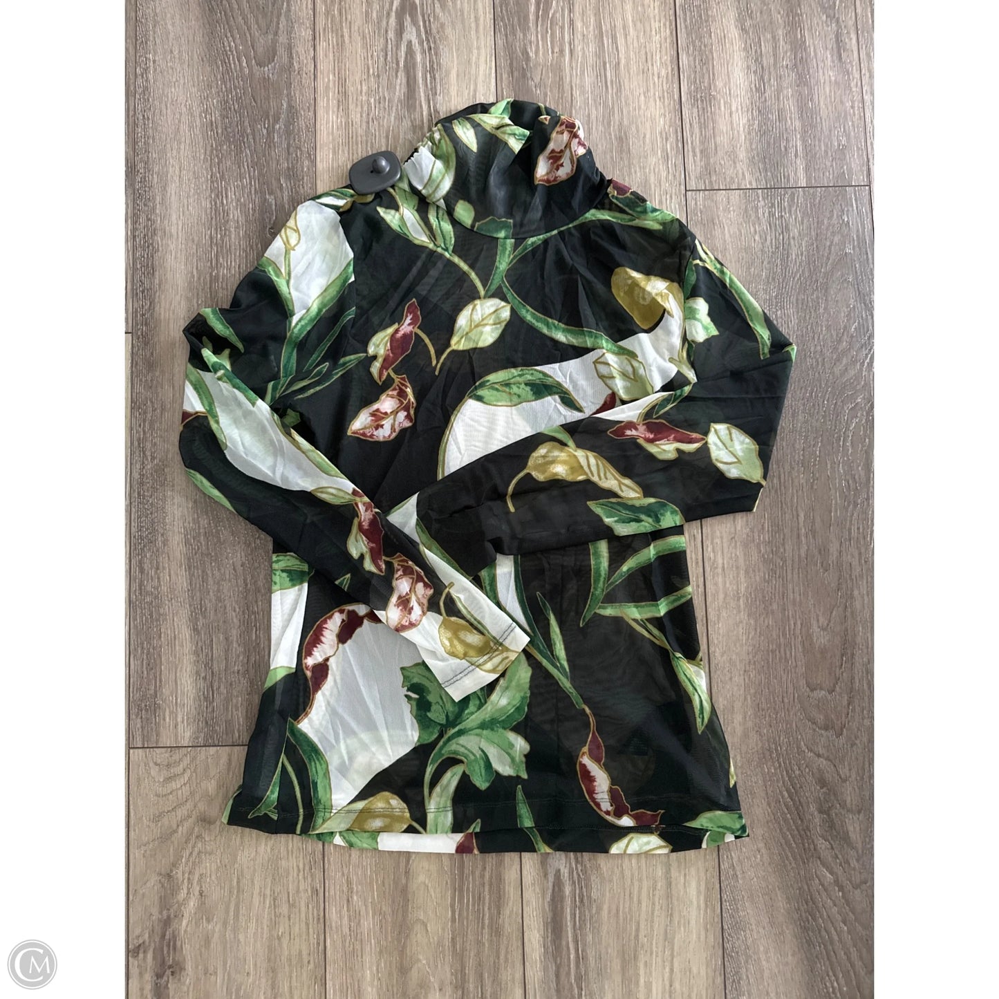 Top Long Sleeve By White House Black Market In Green, Size: M