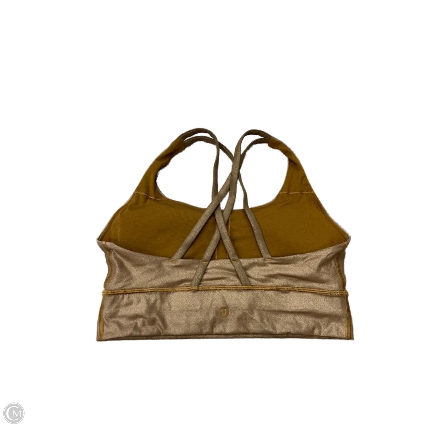 Athletic Bra By Lululemon In Gold, Size: 8