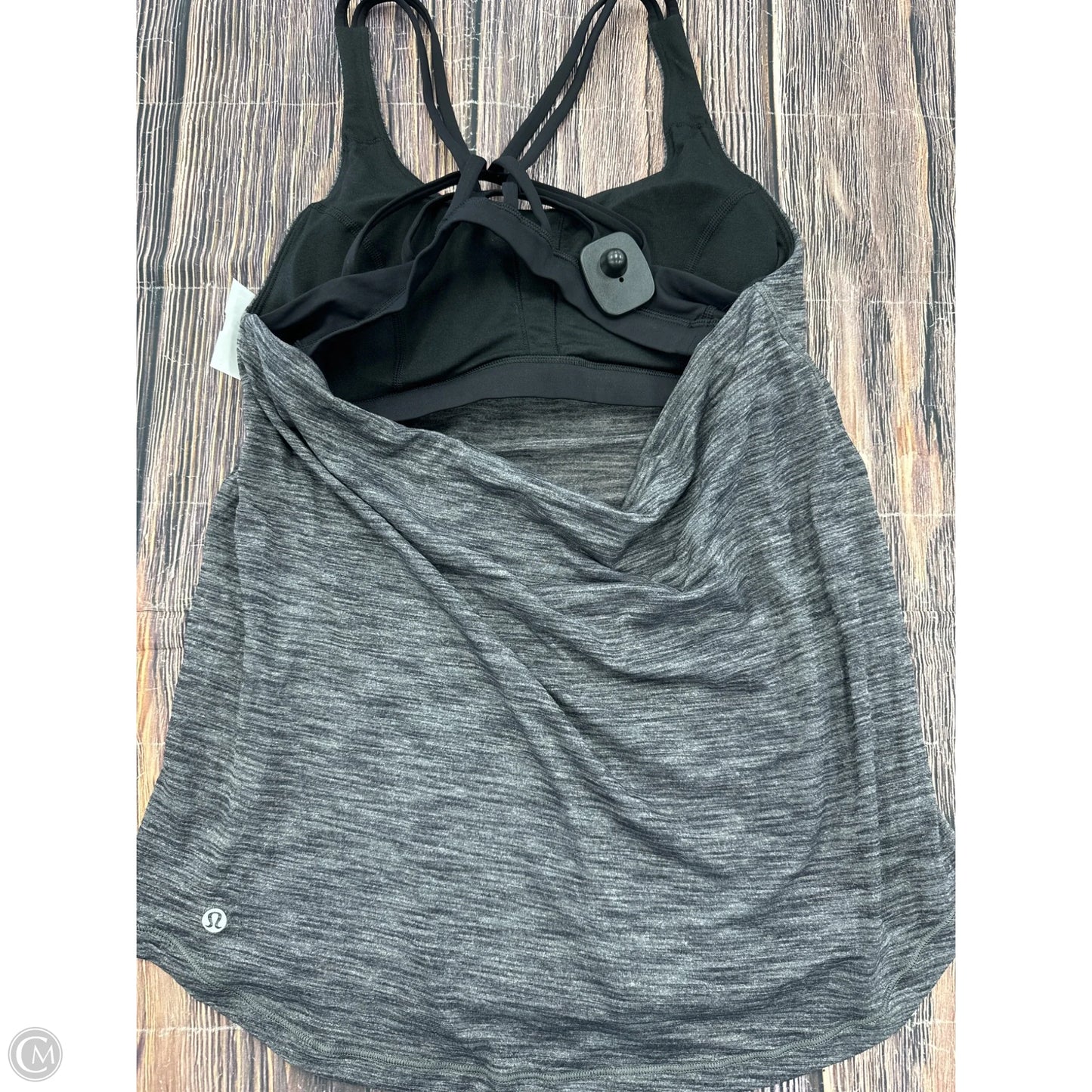 Athletic Tank Top By Lululemon In Grey, Size: 8