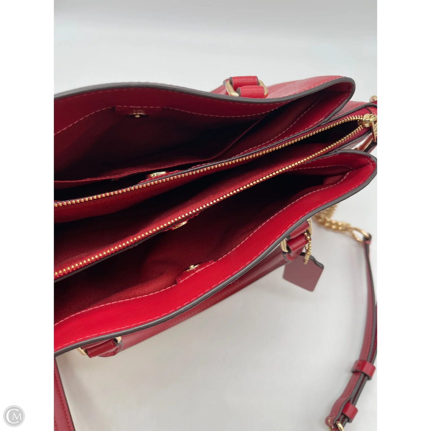 Crossbody Designer By Coach, Size: Medium