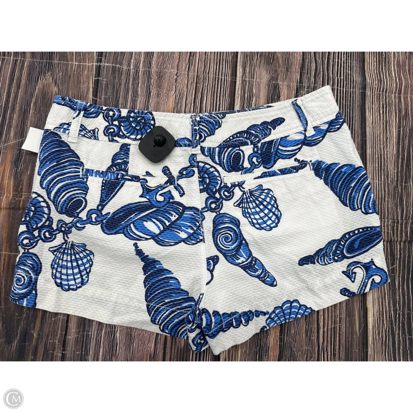 Shorts Designer By Lilly Pulitzer In Blue & White, Size: 6