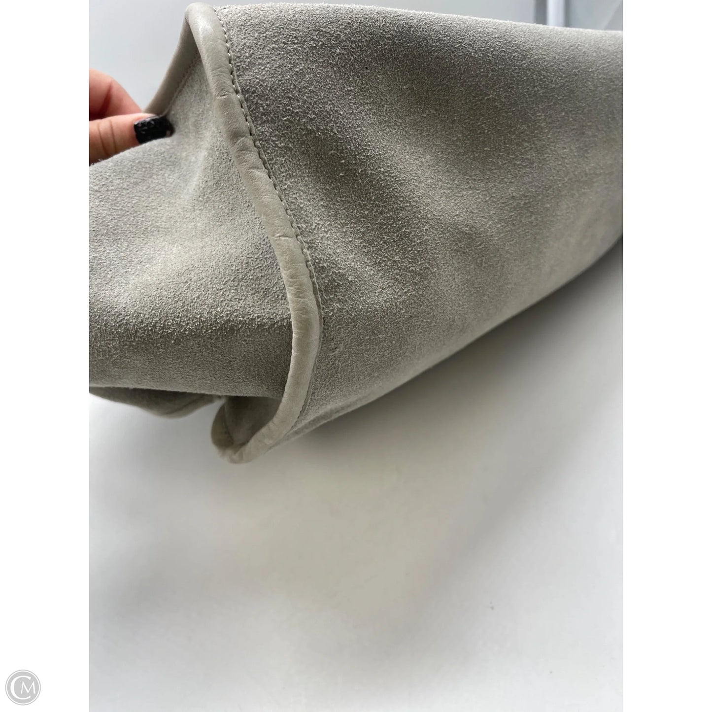 Handbag Leather By Margot, Size: Medium