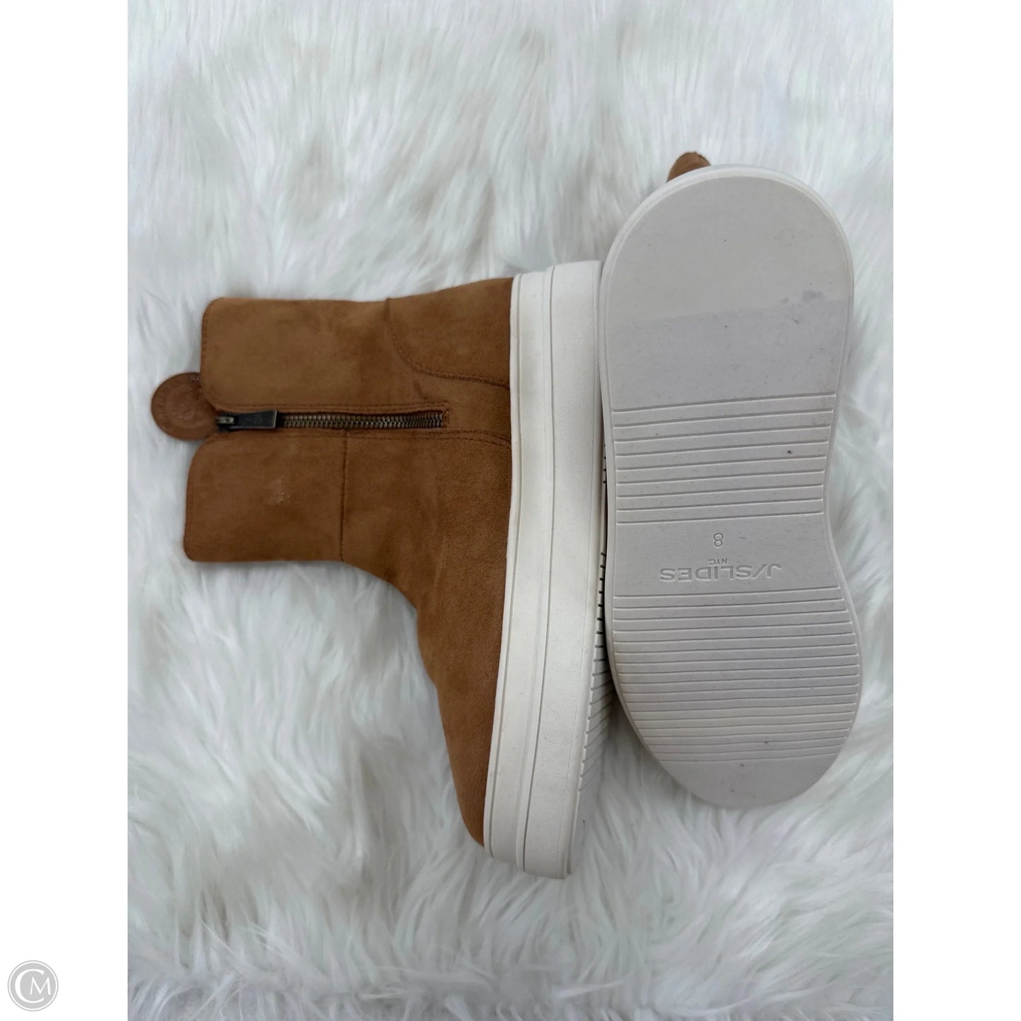 Shoes Sneakers By J Slides In Brown, Size: 8