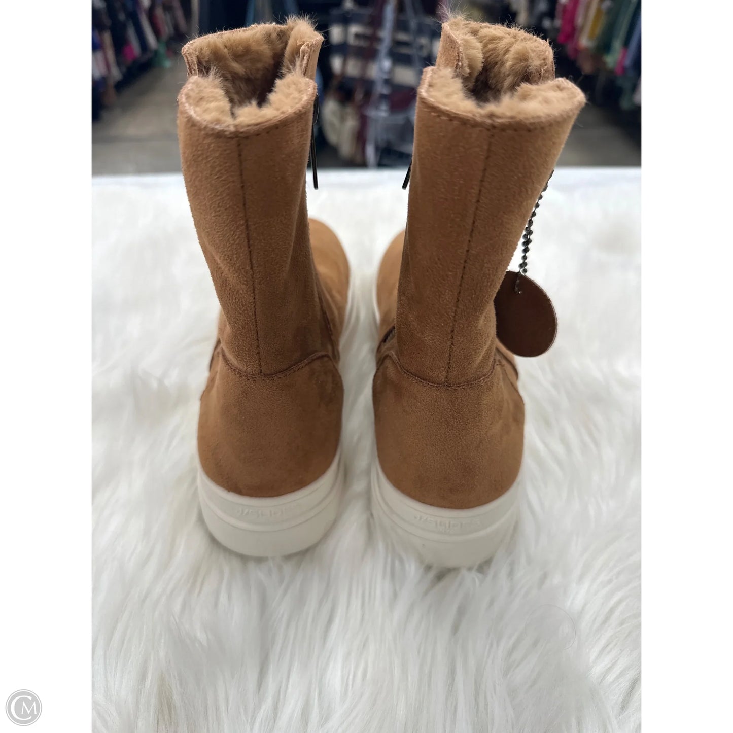 Shoes Sneakers By J Slides In Brown, Size: 8