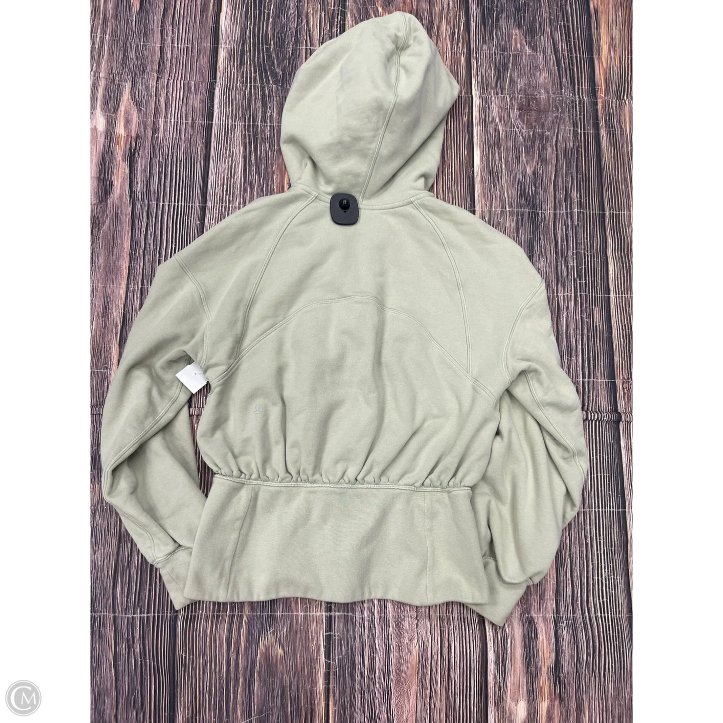 Athletic Sweatshirt Hoodie By Lululemon In Green, Size: 4