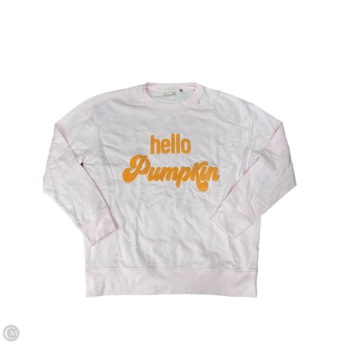 Sweatshirt Crewneck By Shiraleah In Pink, Size: L