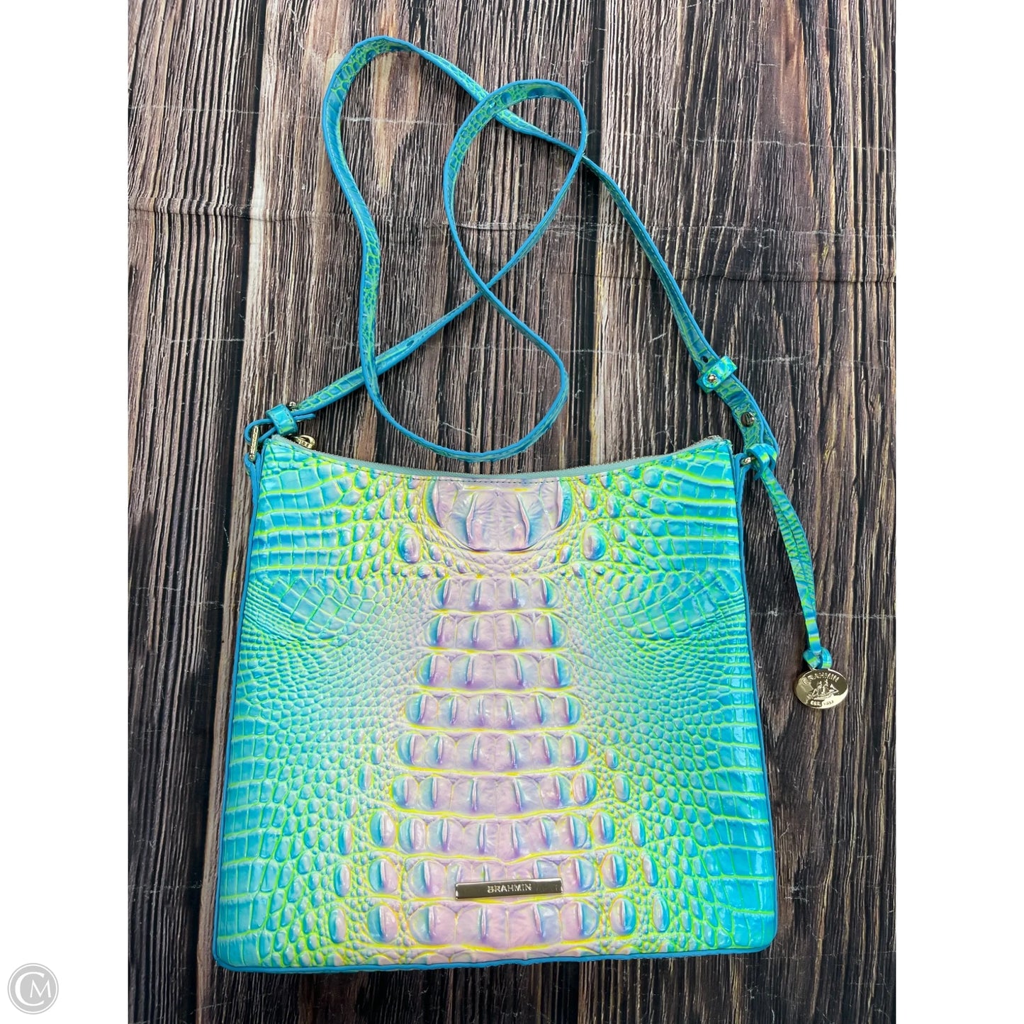 Crossbody Designer By Brahmin, Size: Medium