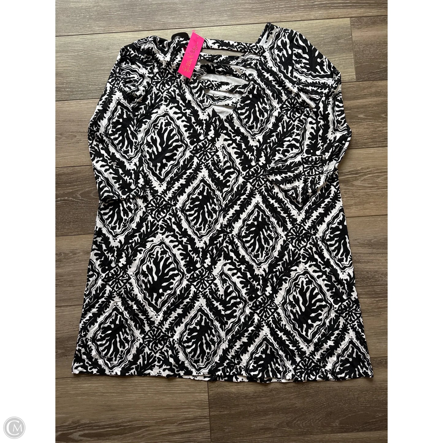 Dress Designer By Lilly Pulitzer In Black, Size: 1x