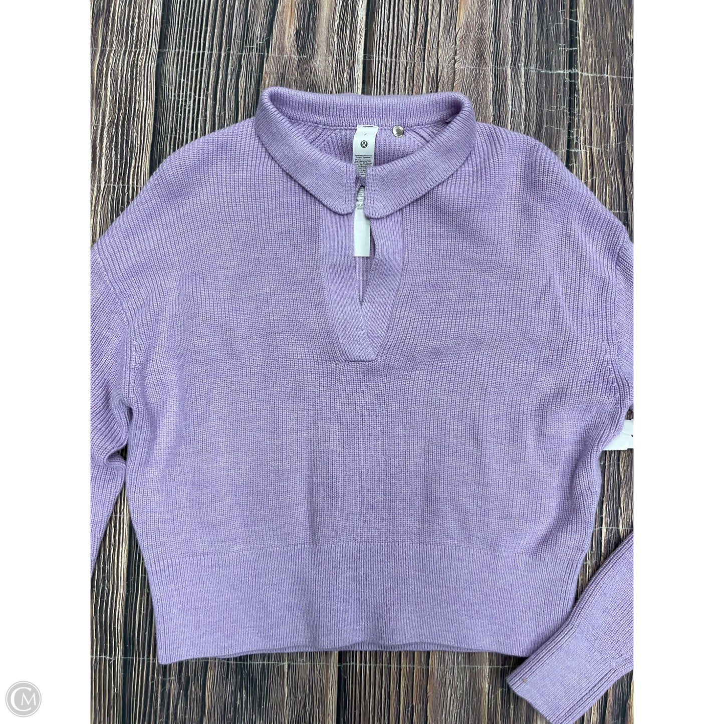 Sweater By Lululemon In Purple, Size: S