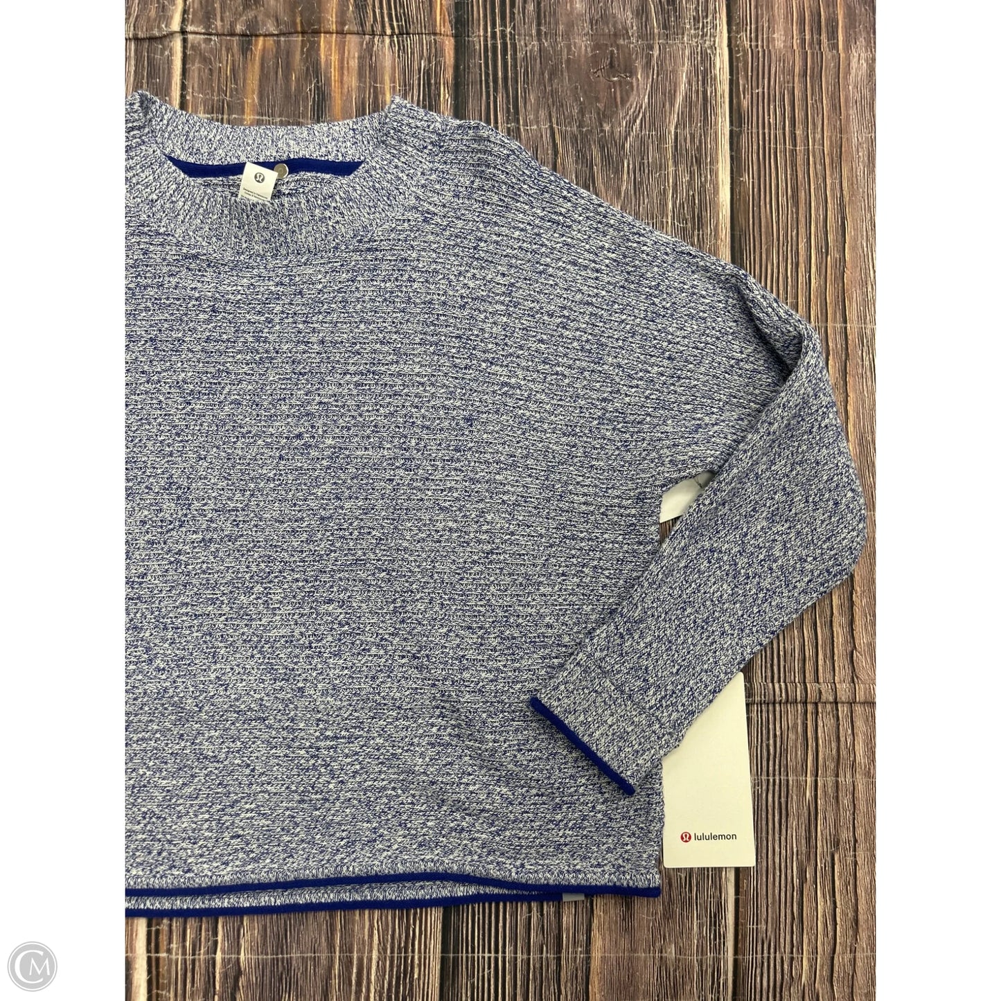 Sweater By Lululemon In Blue, Size: L